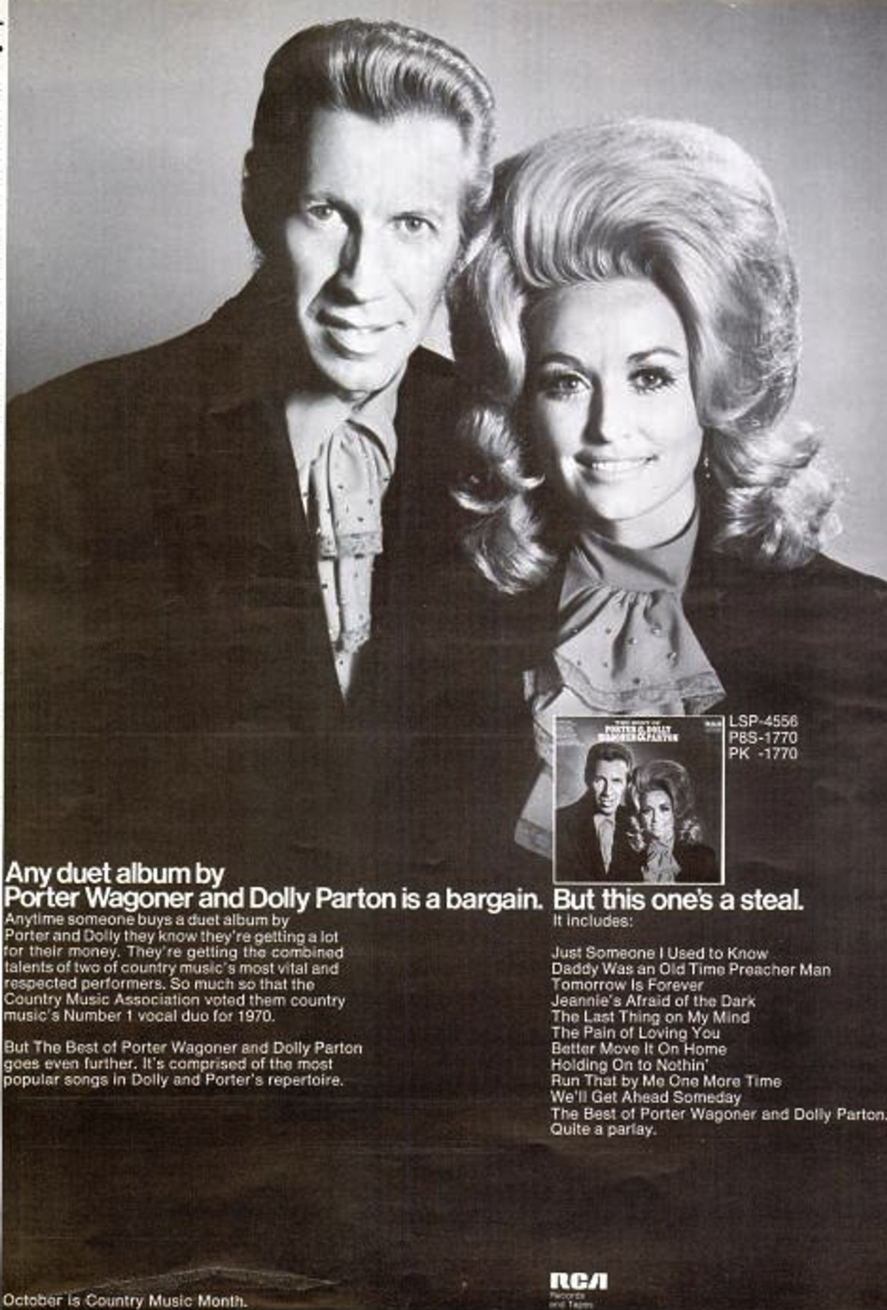 Porter Wagoner and Dolly Parton, 1971