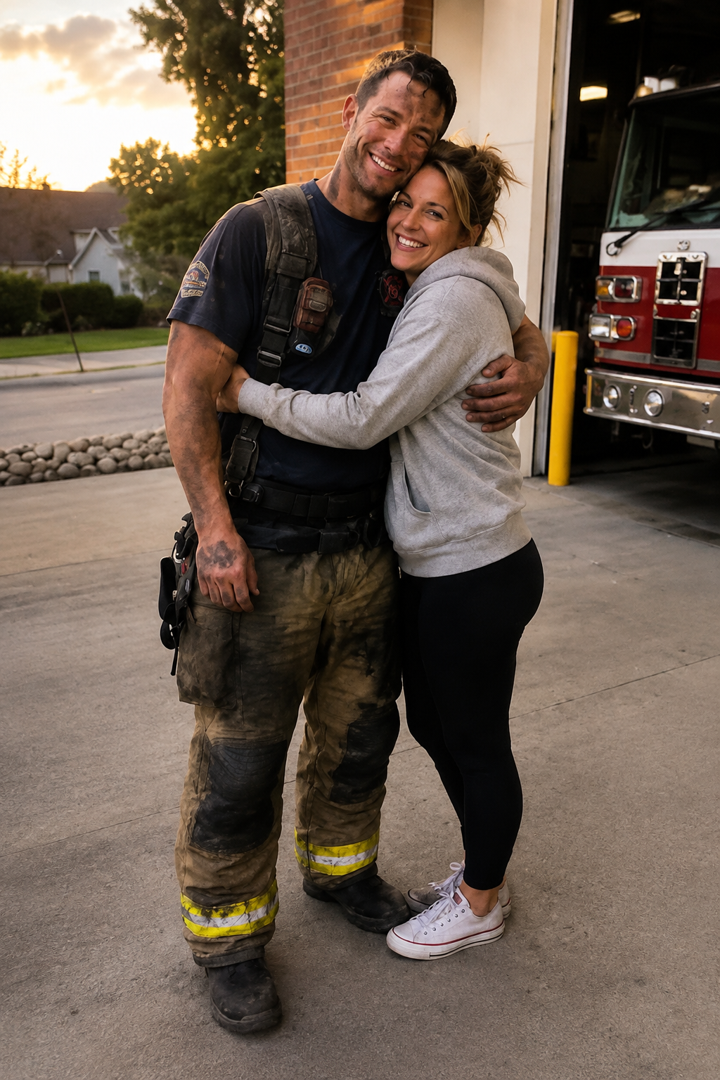 For His Birthday, I Showed Up Unannounced At My Firefighter Husband's Station — Then What