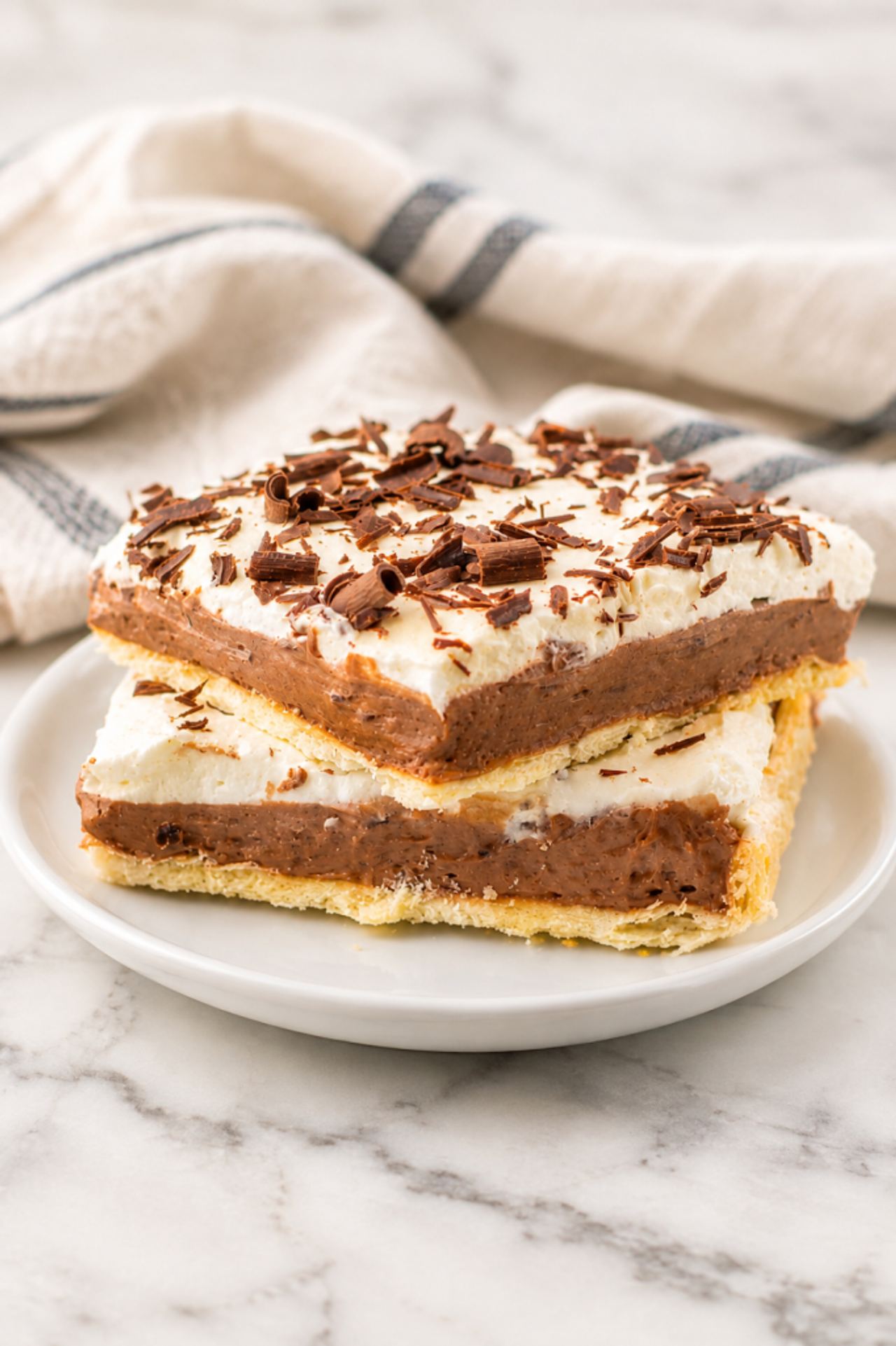 French Silk Slab Pie