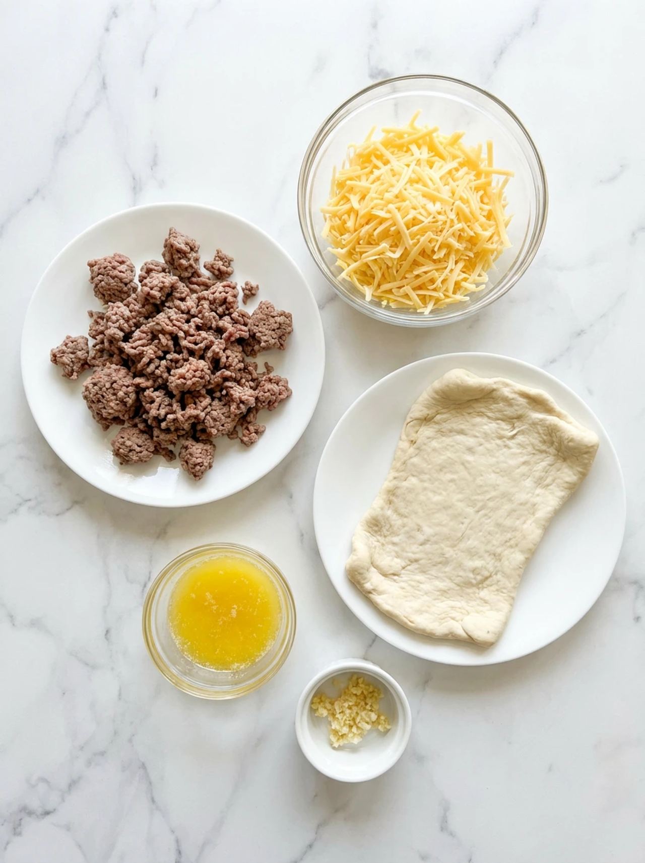 Garlic Butter Cheeseburger Rollups