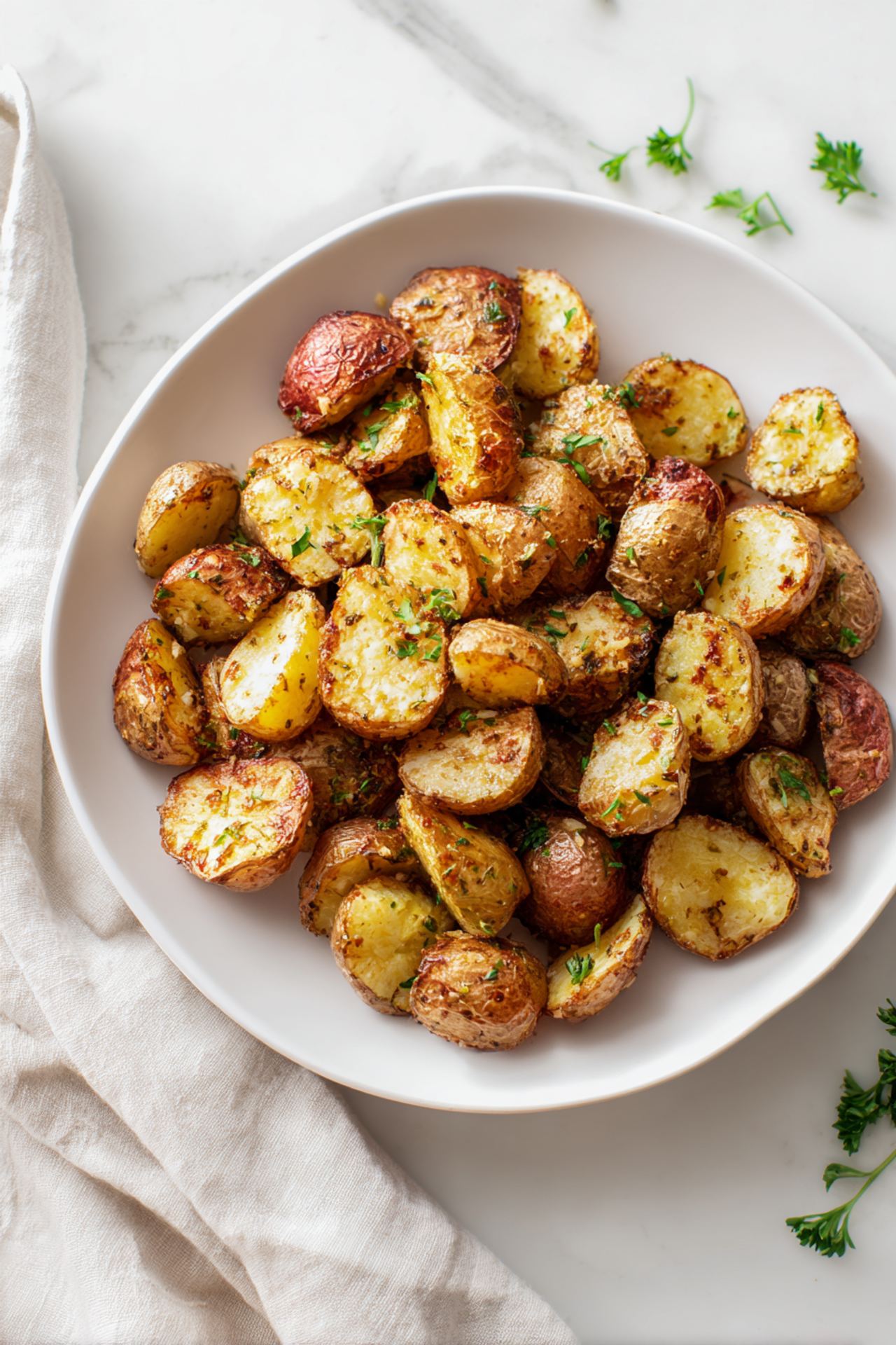 Garlic & Herb Roasted Red Potatoes