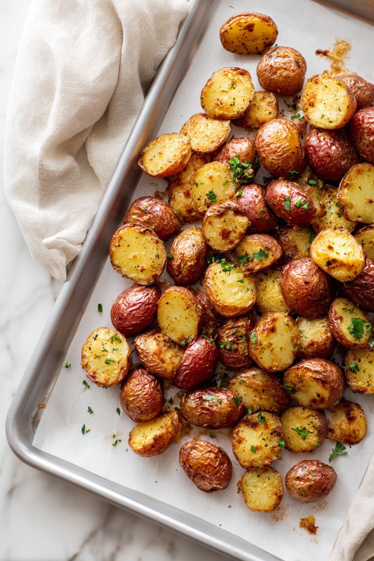 Garlic & Herb Roasted Red Potatoes