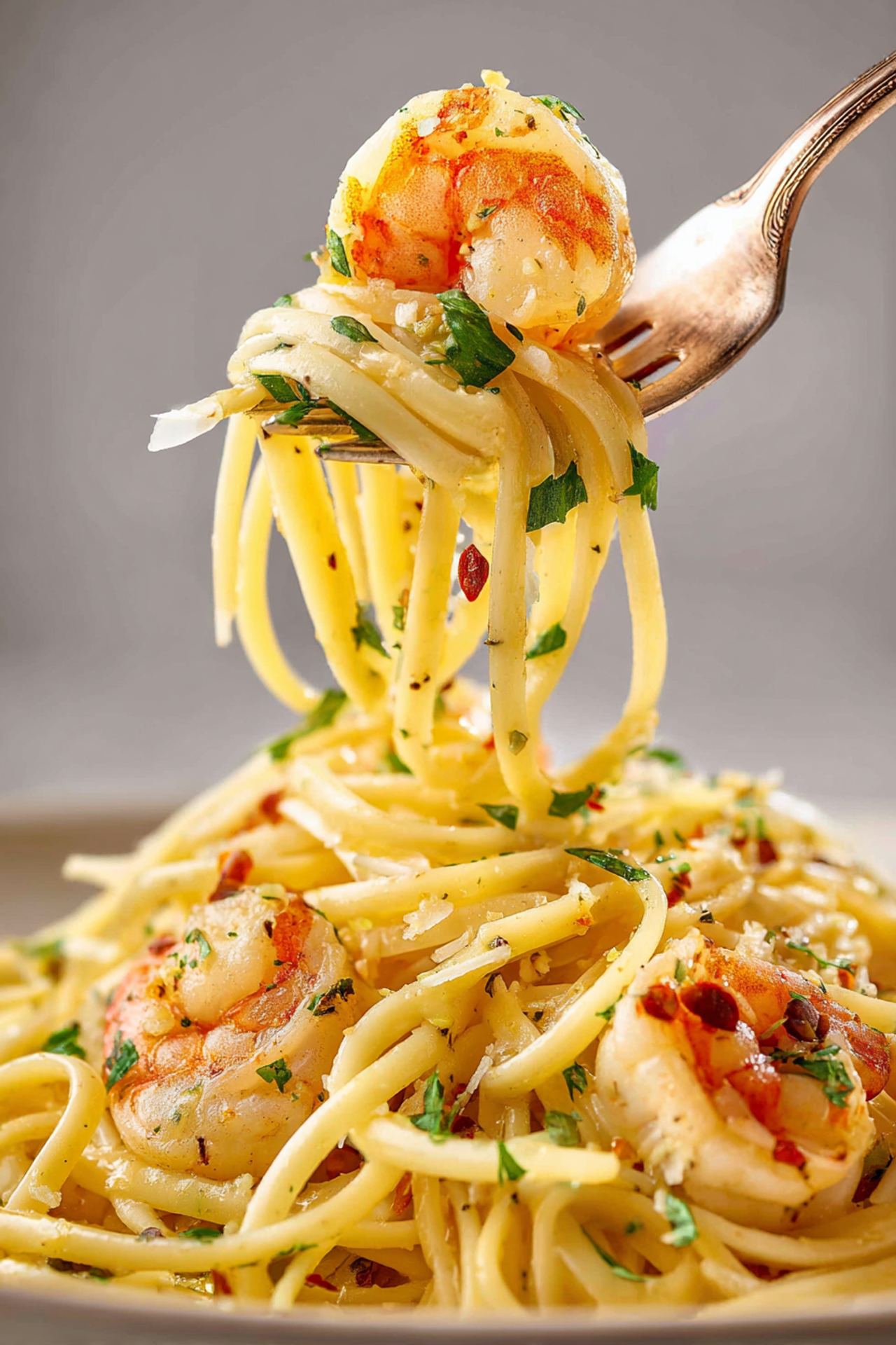 Garlic Shrimp Pasta