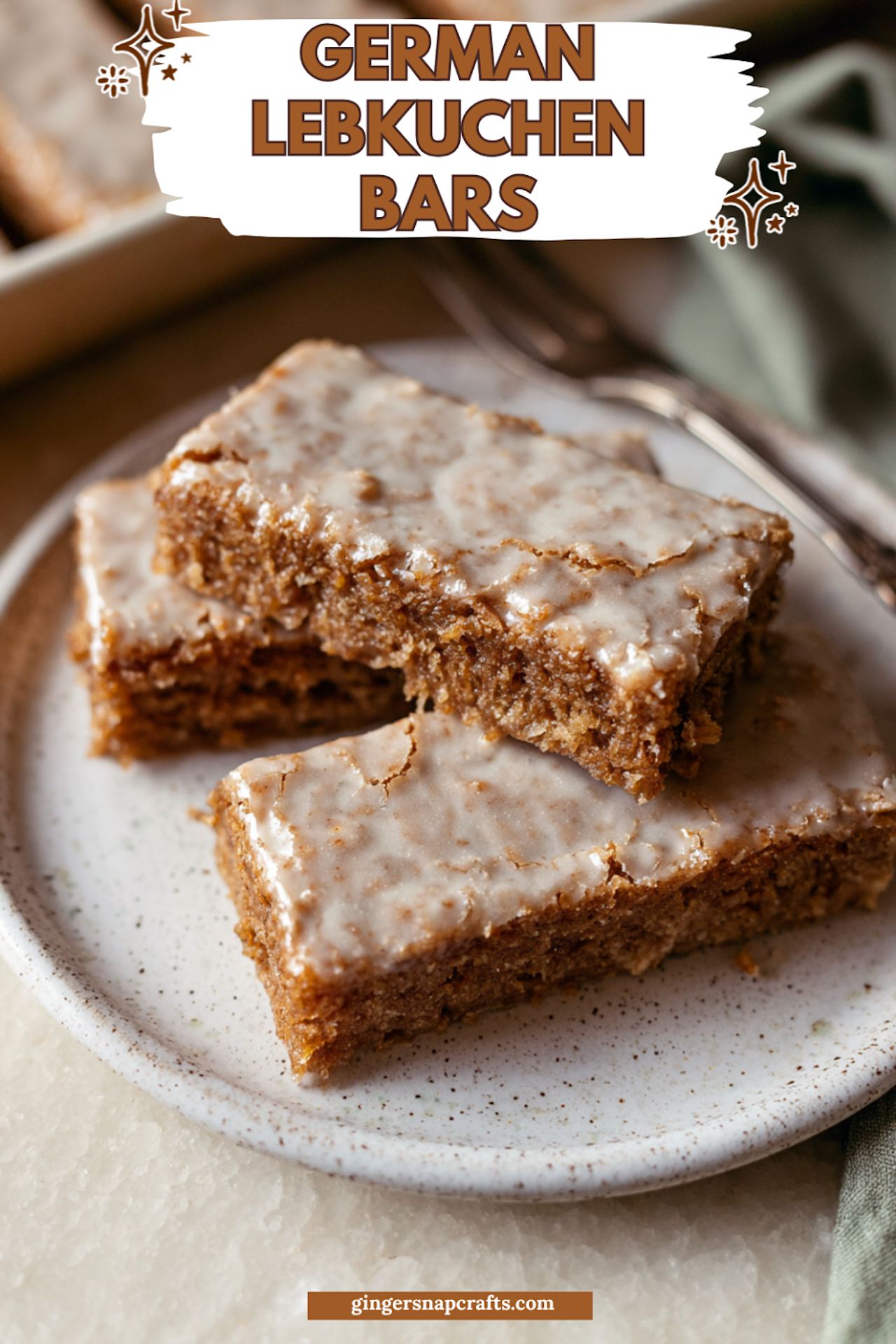 German Lebkuchen Bars