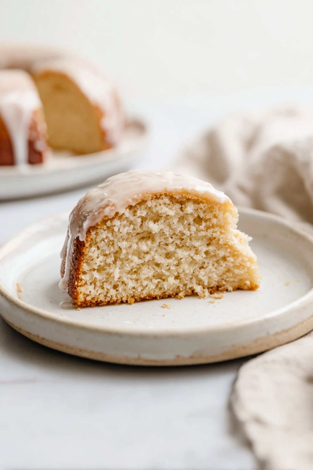 Glazed Old Fashioned Doughnut Cake