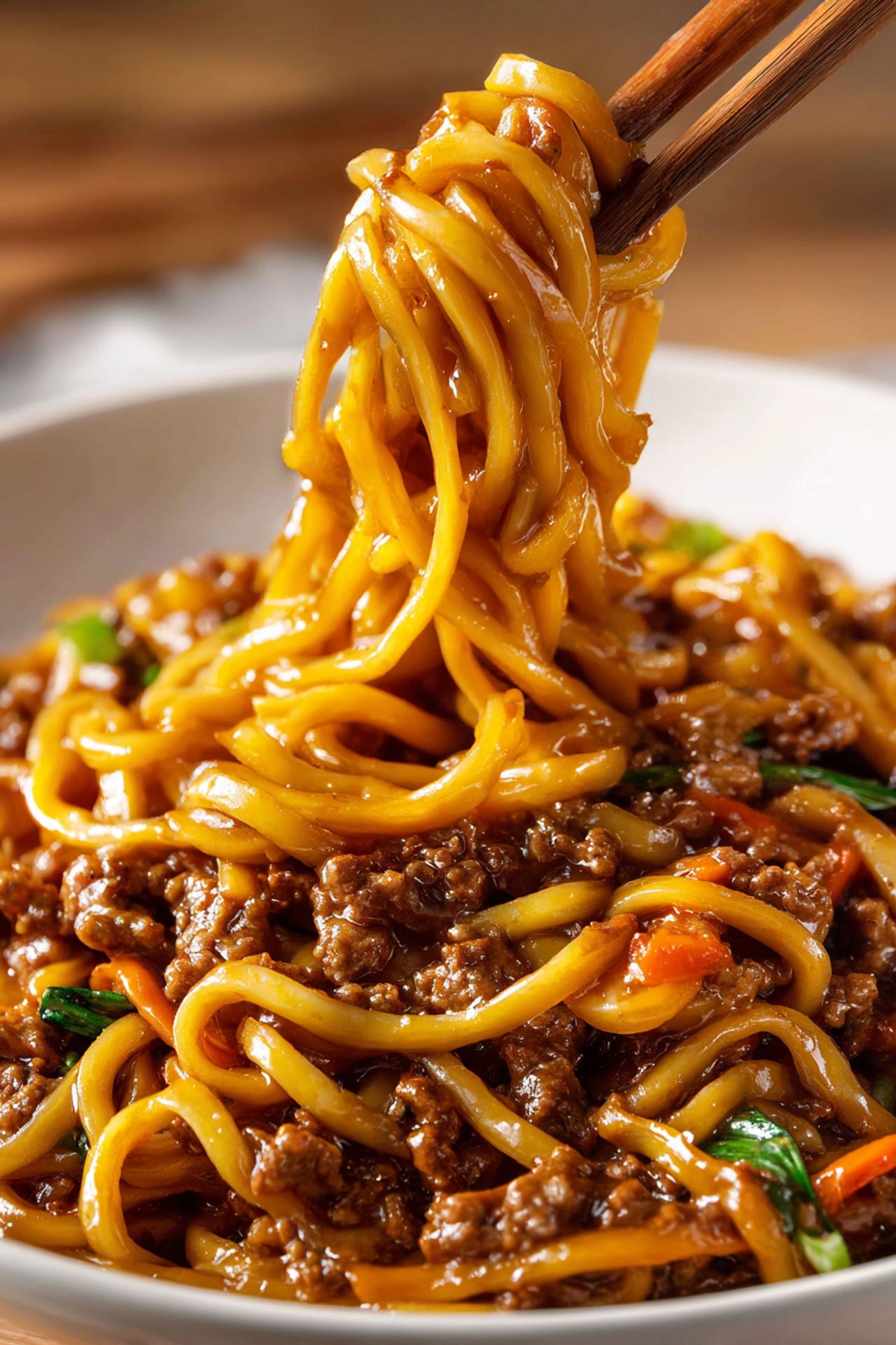 Ground Beef Lo Mein