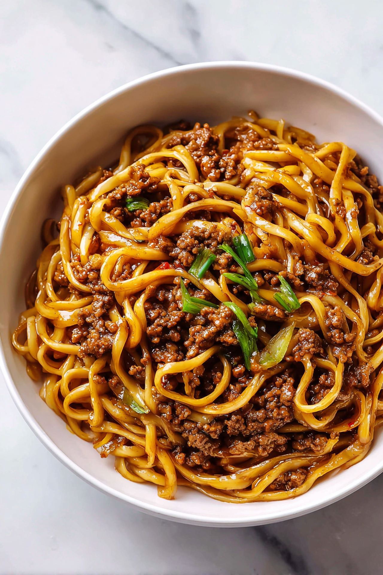 Ground Beef Lo Mein