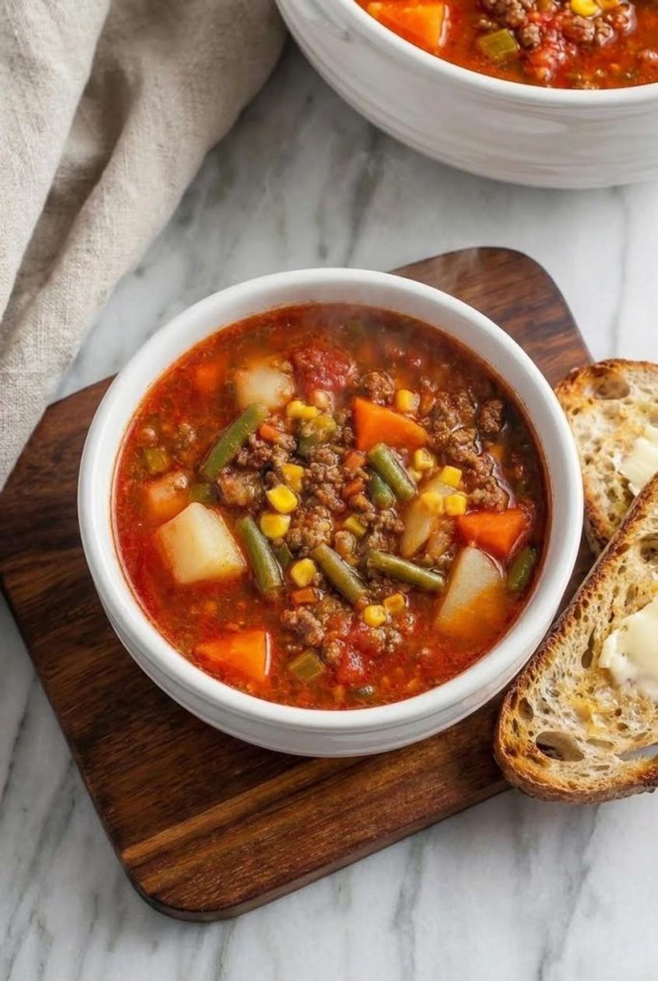 Ground Beef Vegetable Soup