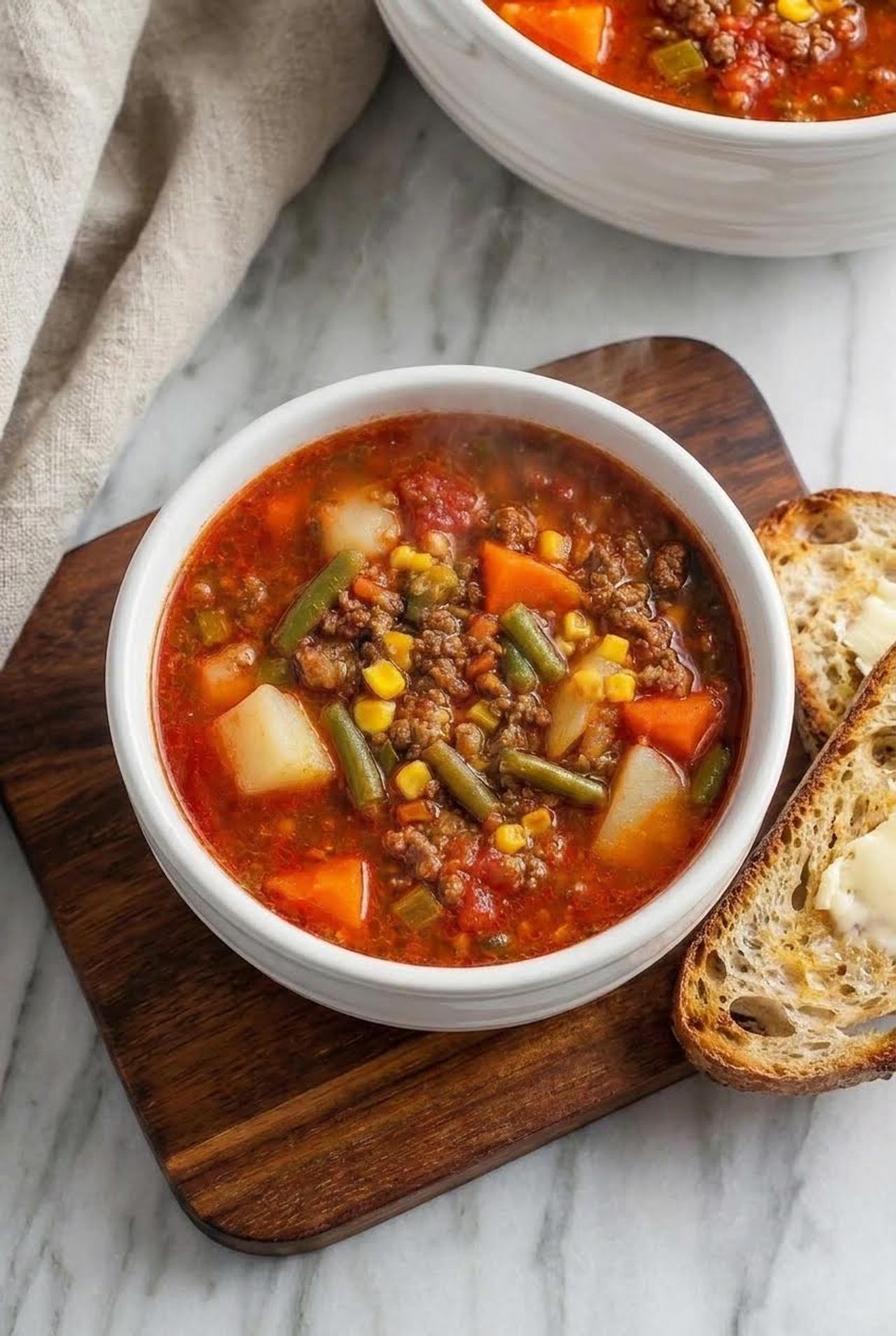 Ground Beef Vegetable Soup