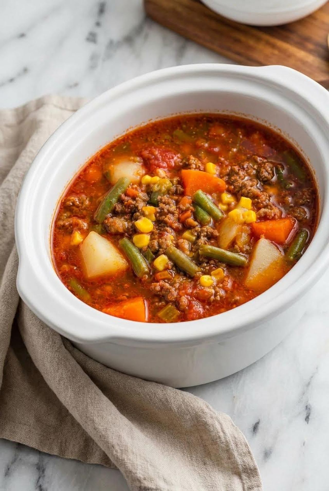 Ground Beef Vegetable Soup