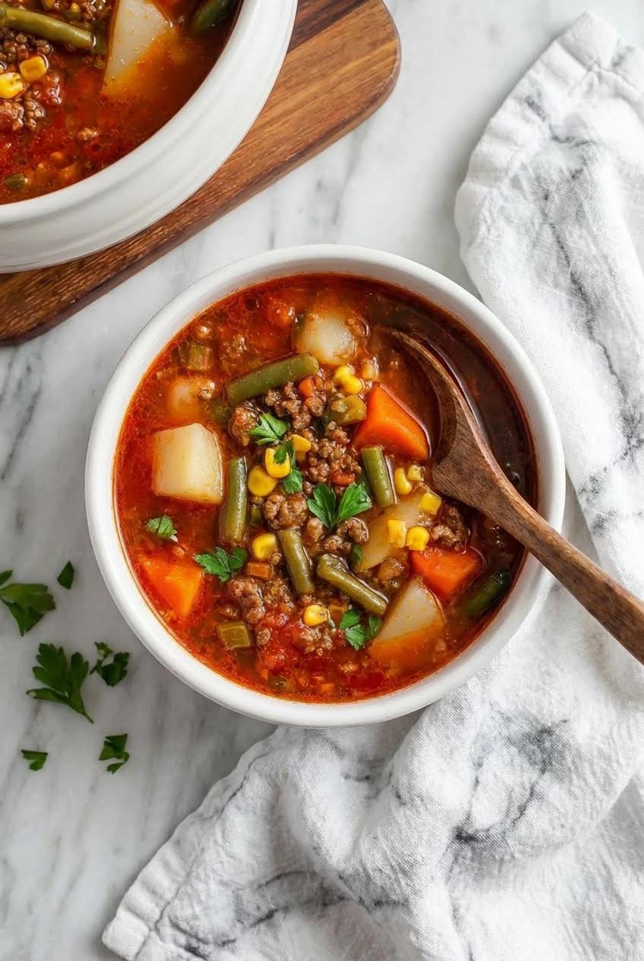 Ground Beef Vegetable Soup