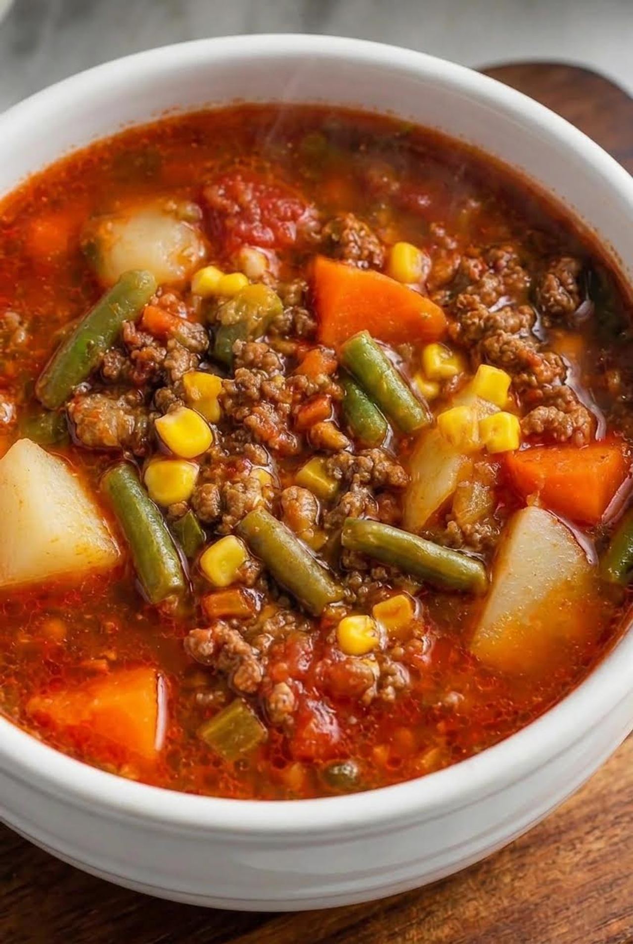 Ground Beef Vegetable Soup