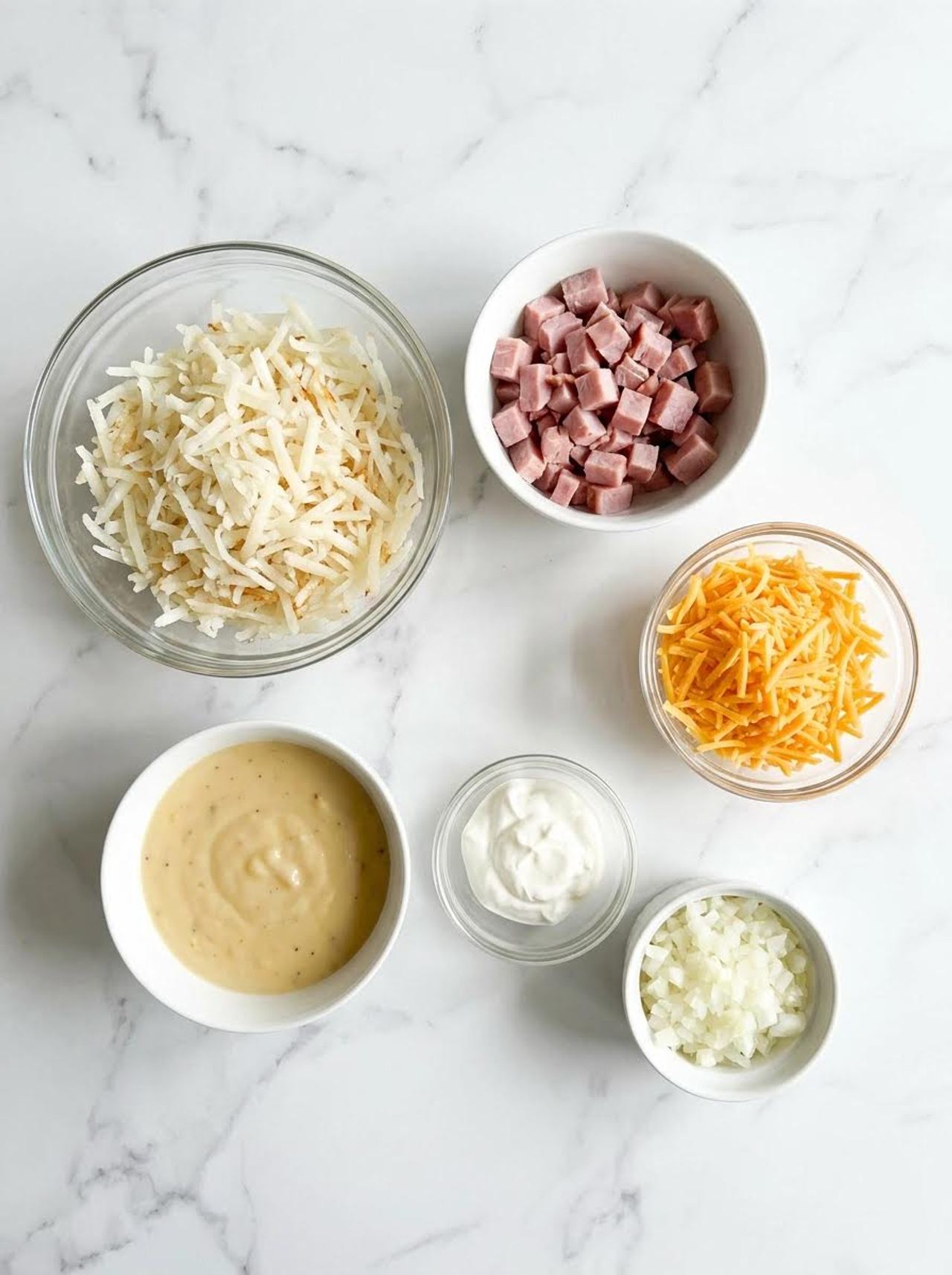 Ham and Cheese Hash Brown Casserole