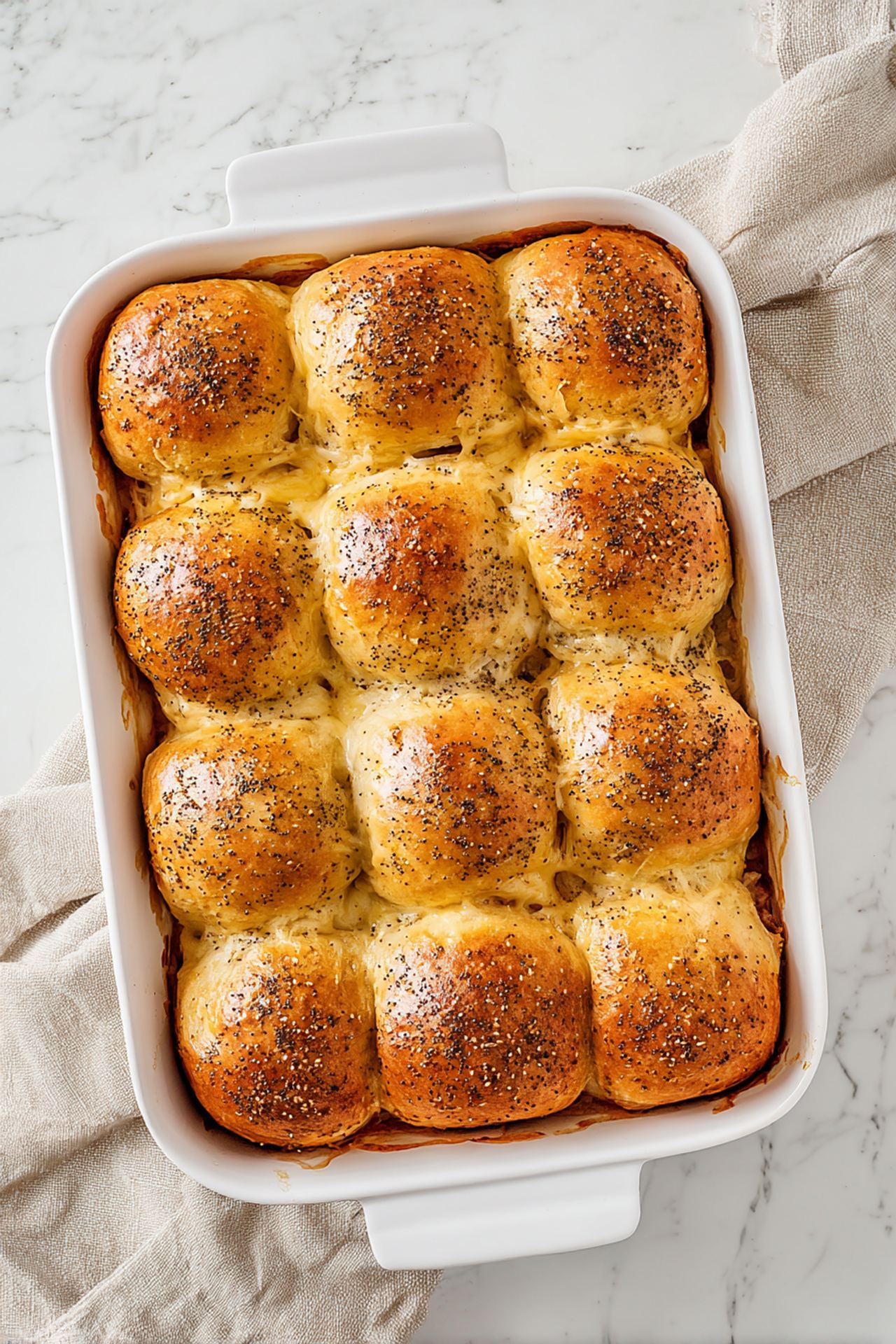Ham and Swiss Biscuit Sliders
