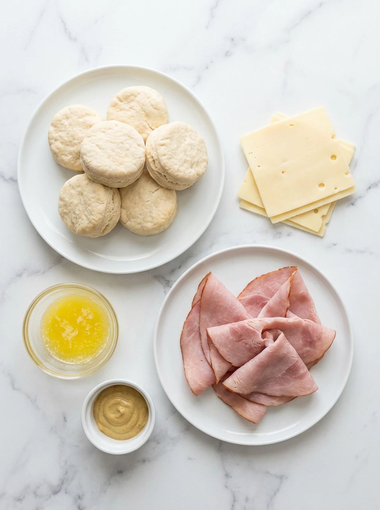Ham and Swiss Biscuit Sliders