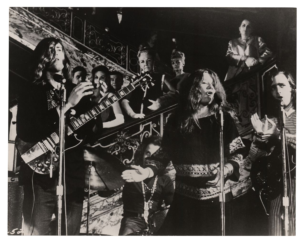 Janis Joplin performing with Big Brother and the Holding Company in 1968.