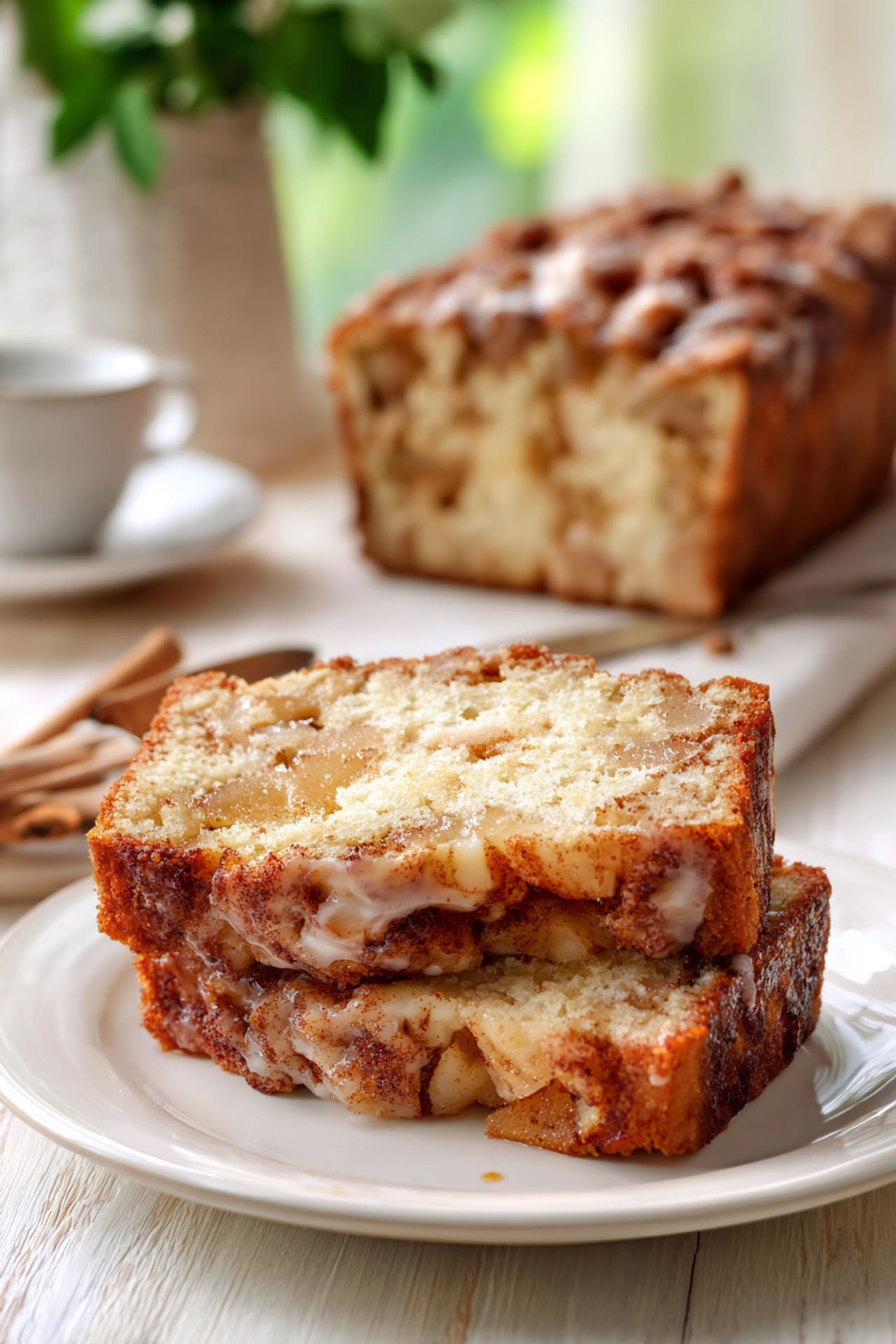 Homemade Apple Cinnamon Bread