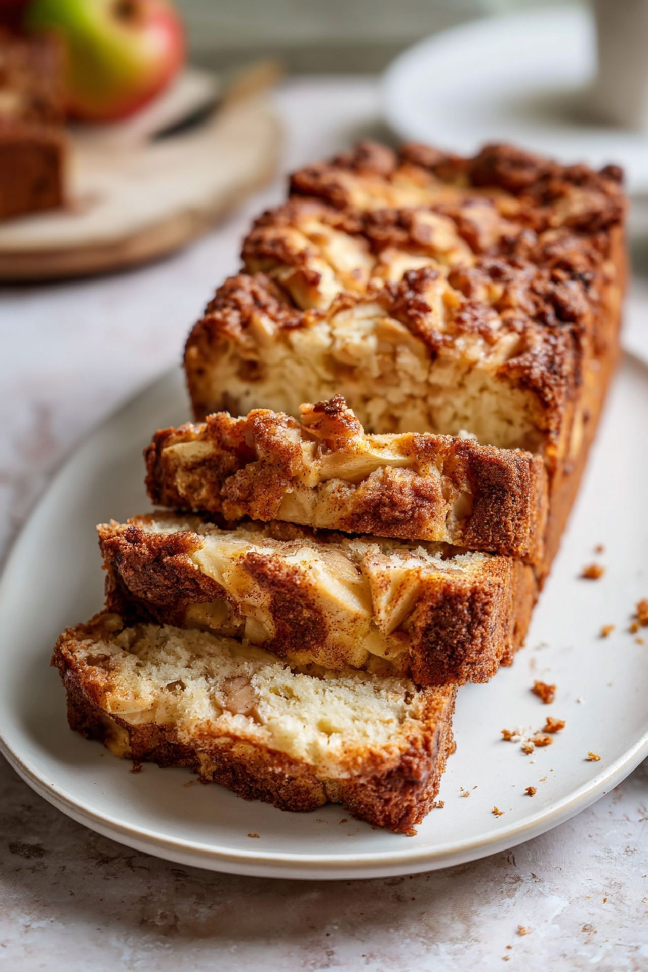 Homemade Apple Cinnamon Bread