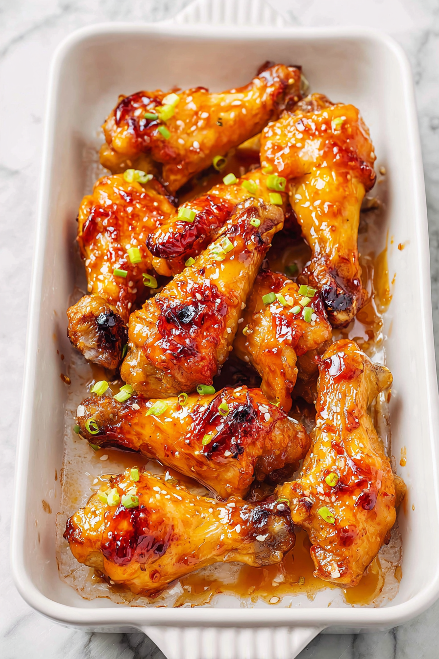 Honey-Glazed Chicken Wings