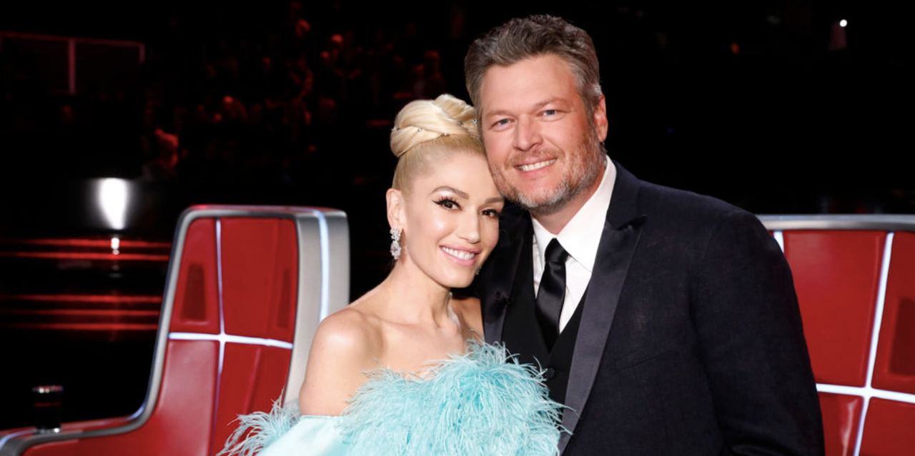 Gwen Stefani and Blake Shelton. | Source: Getty Images