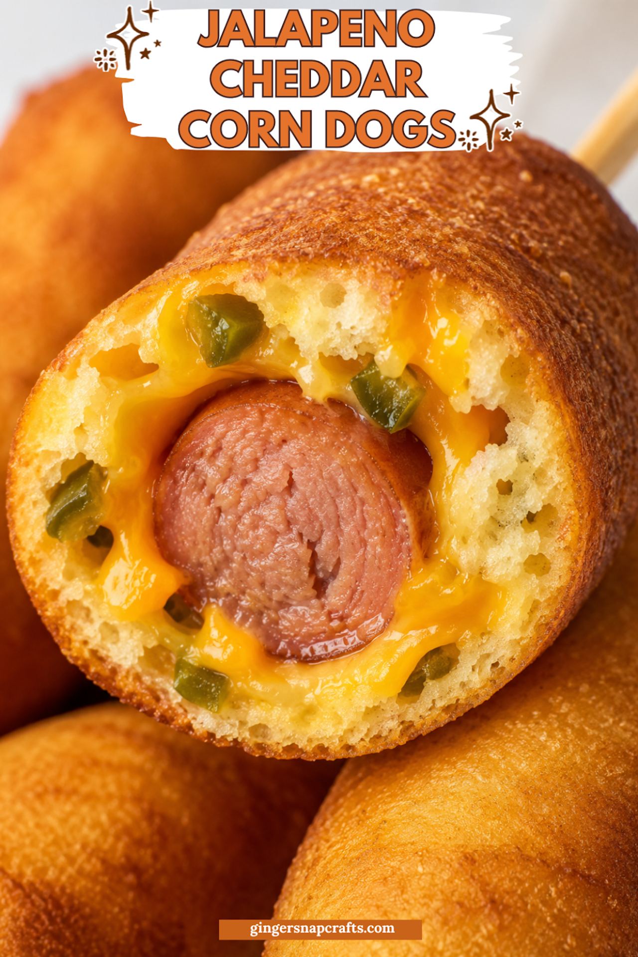 Jalapeno Cheddar Corn Dogs