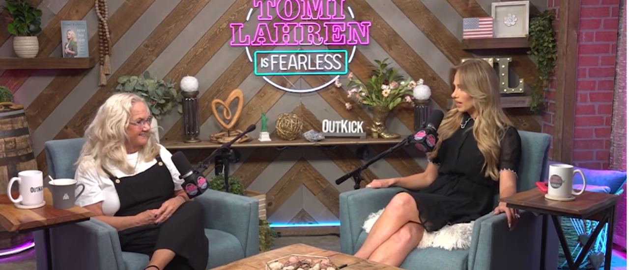 Beverly Vance Aikins speaks with Tomi Lahren on Tomi Lahren Is Fearless as she addresses political remarks about Usha Vance and her grandchildren. | Source: YouTube/Tomi Lahren Is Fearless and Fox News