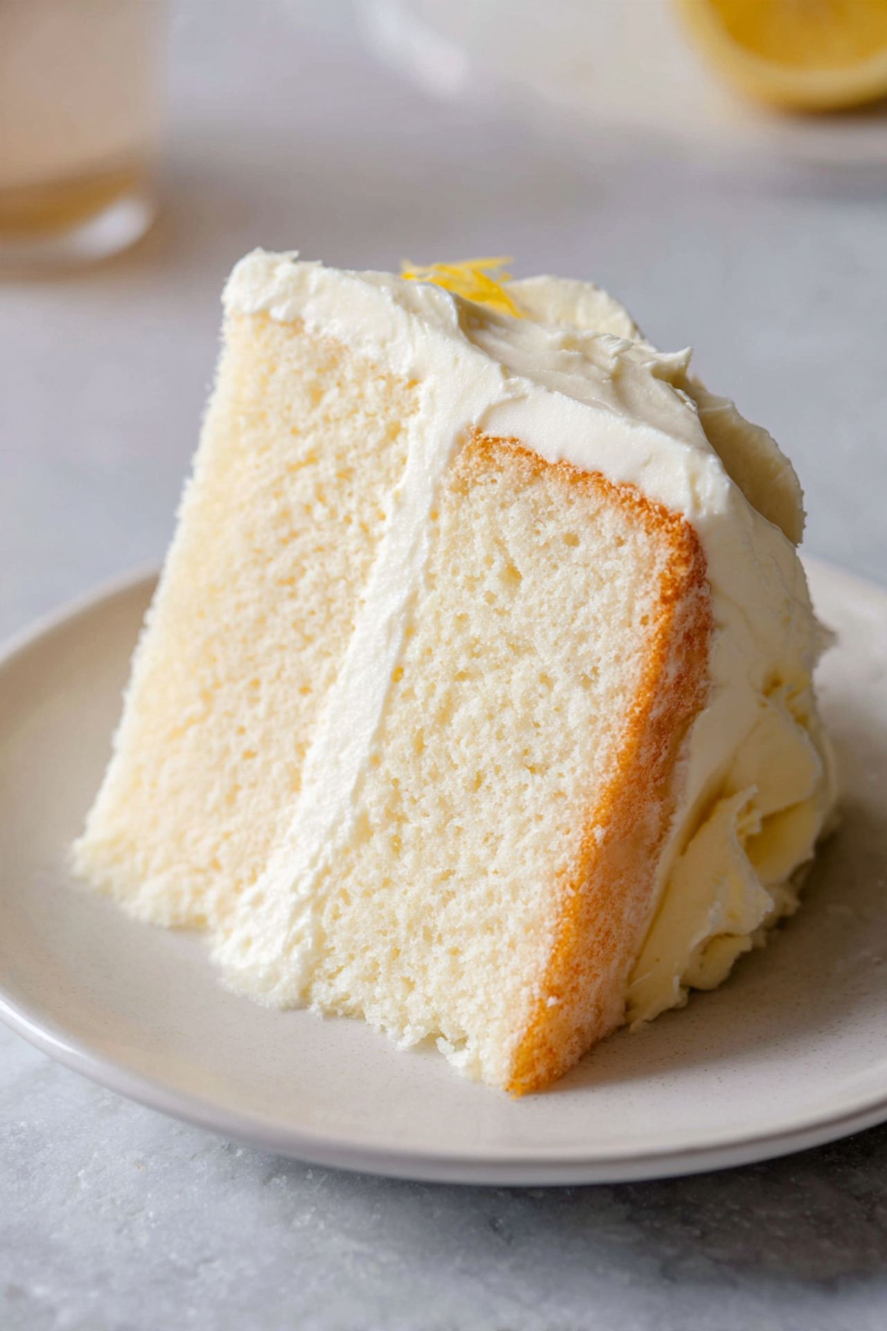 Lemon Angel Cake