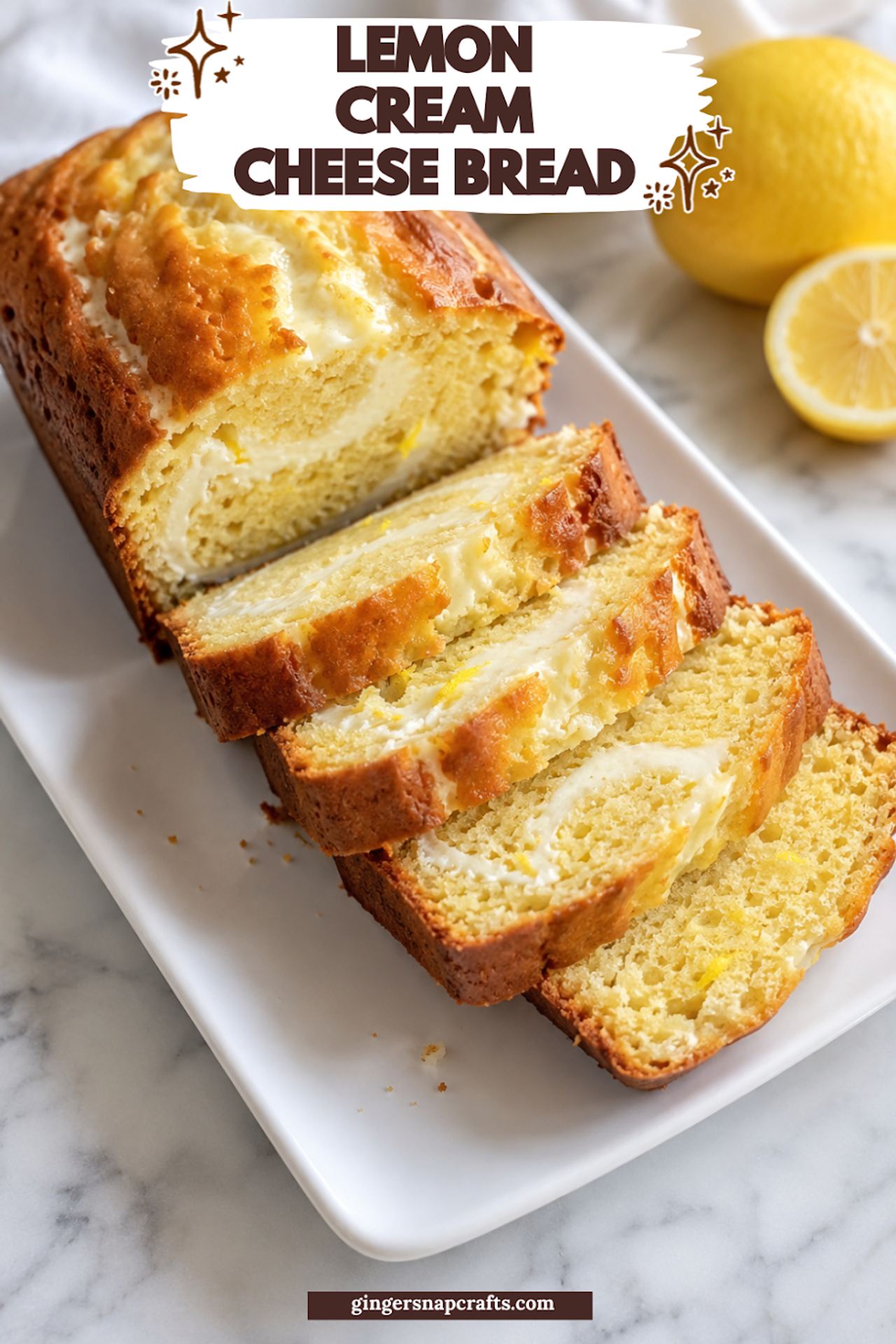 Lemon Cream Cheese Bread