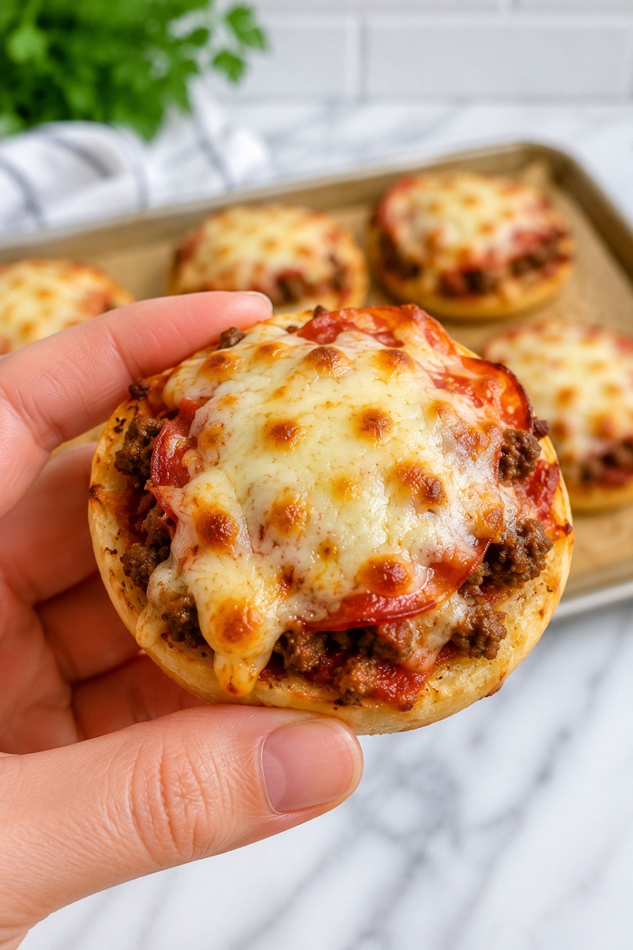 Loaded Pizza Burgers