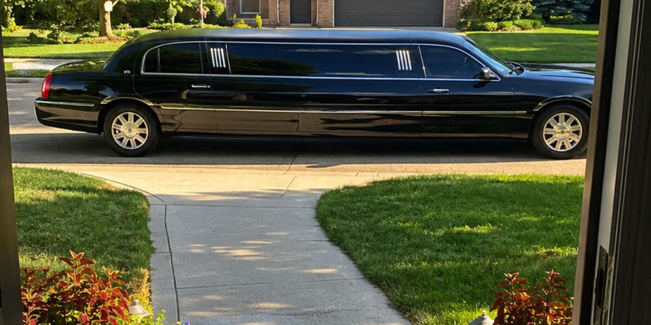 A black limousine parked along a residential street | Source: AmoMama