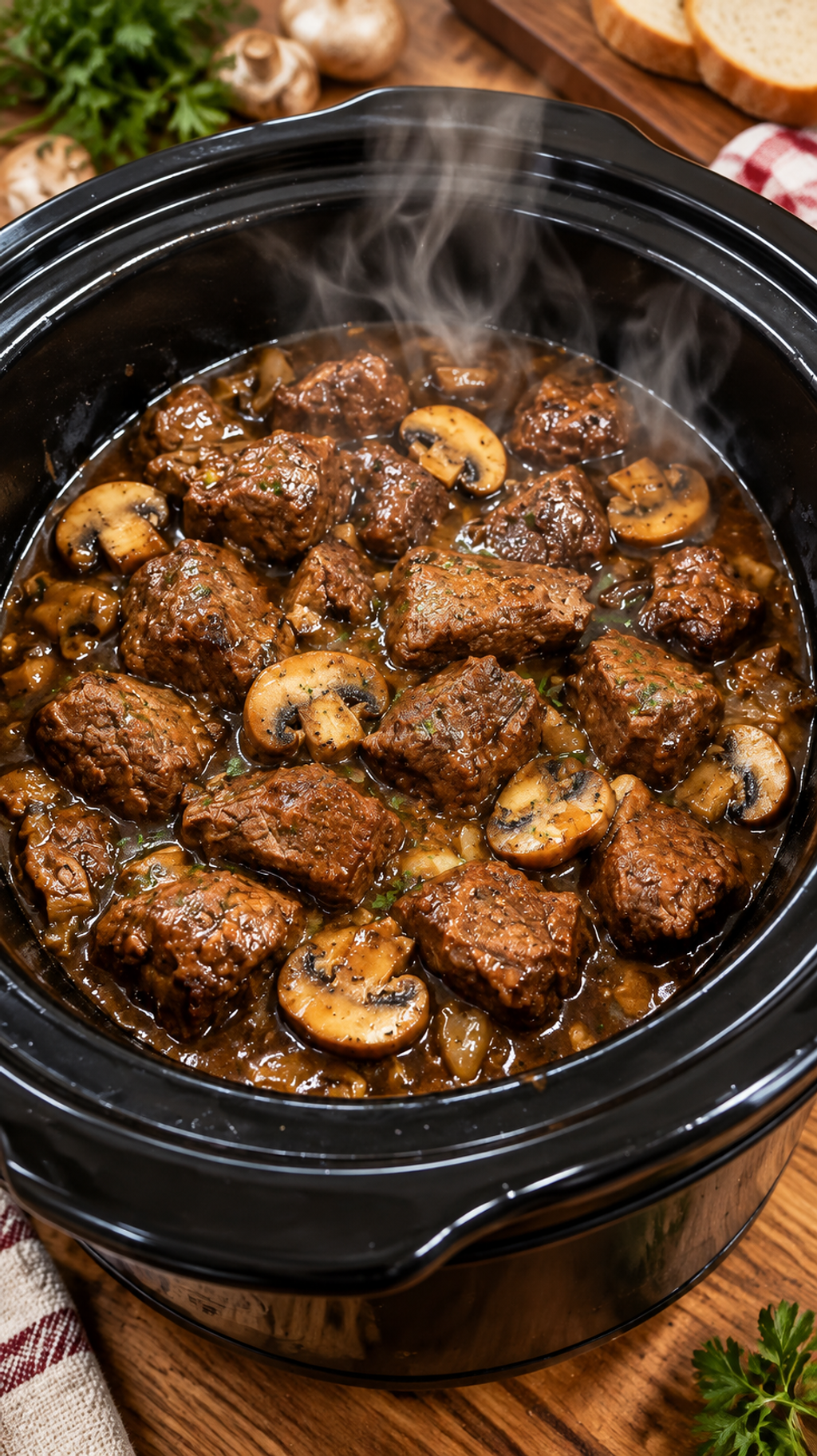 My grandmother used to make this every Sunday after church. The meat falls apart with just