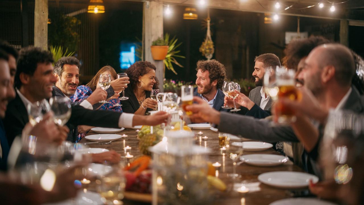 Big dinner party | Source: Shhutterstock