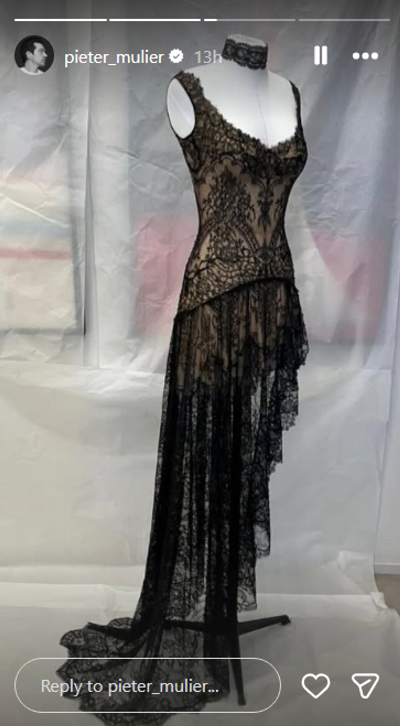 Designer Pieter Mulier also reposted videos of Nicole Kidman on the red carpet of the "Practical Magic 2" premiere on August 31, 2026. | Source: Instagram/pieter_mulier