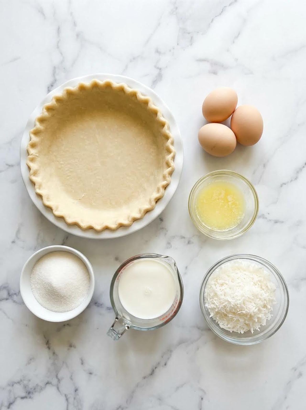 Old-Fashioned Coconut Custard Pie