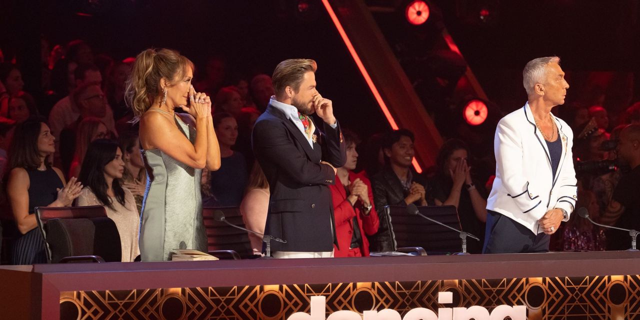 "Dancing with the Stars" judges: Carrie Ann Inaba, Derek Hough, and Bruno Tonioli | Source: Getty Images