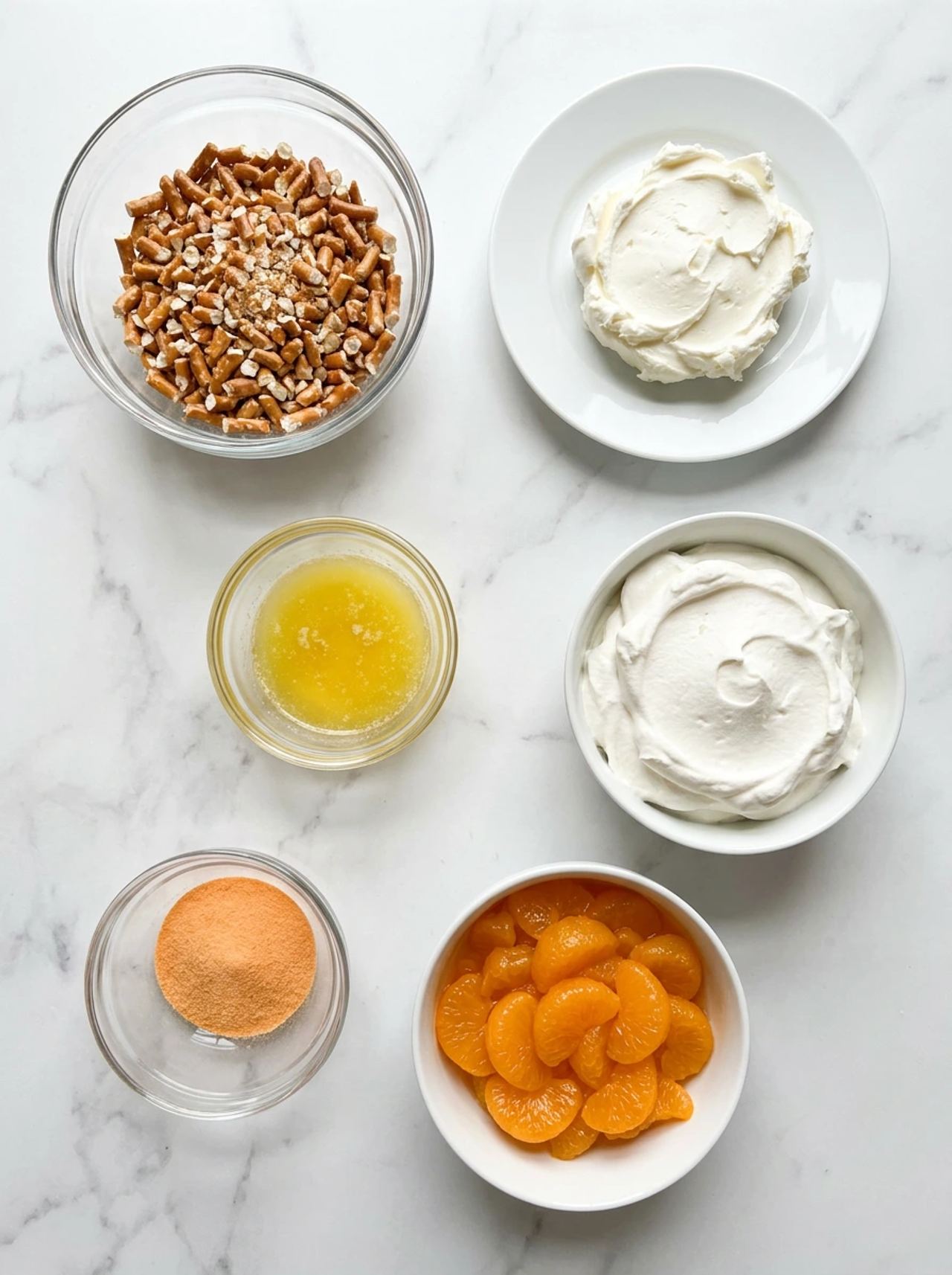 Orange Pretzel Lasagna