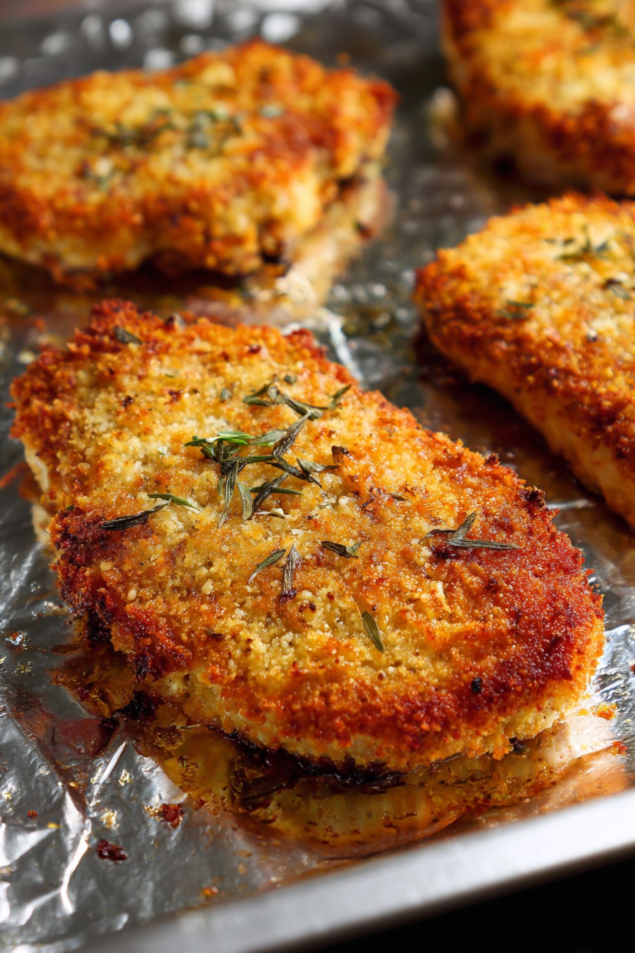 Parmesan Crusted Pork Chops