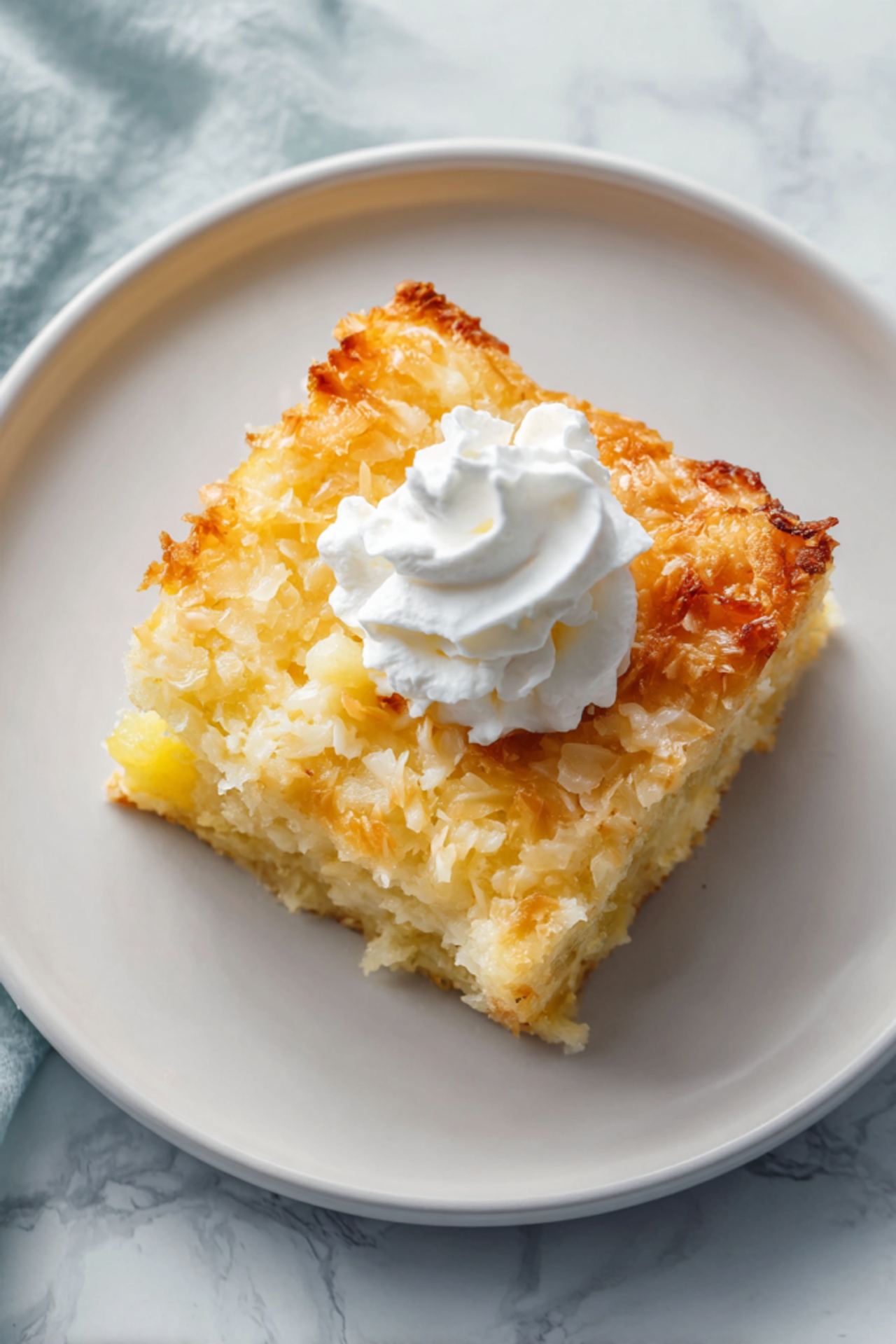 Pineapple Coconut Dump Cake