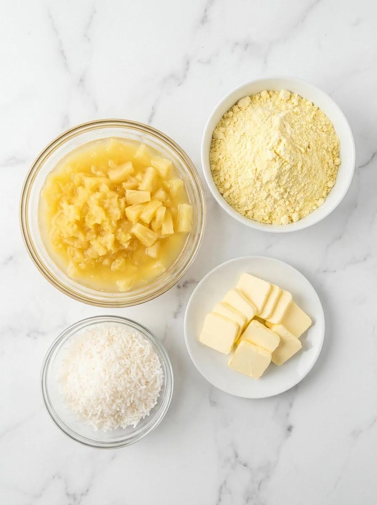 Pineapple Coconut Dump Cake