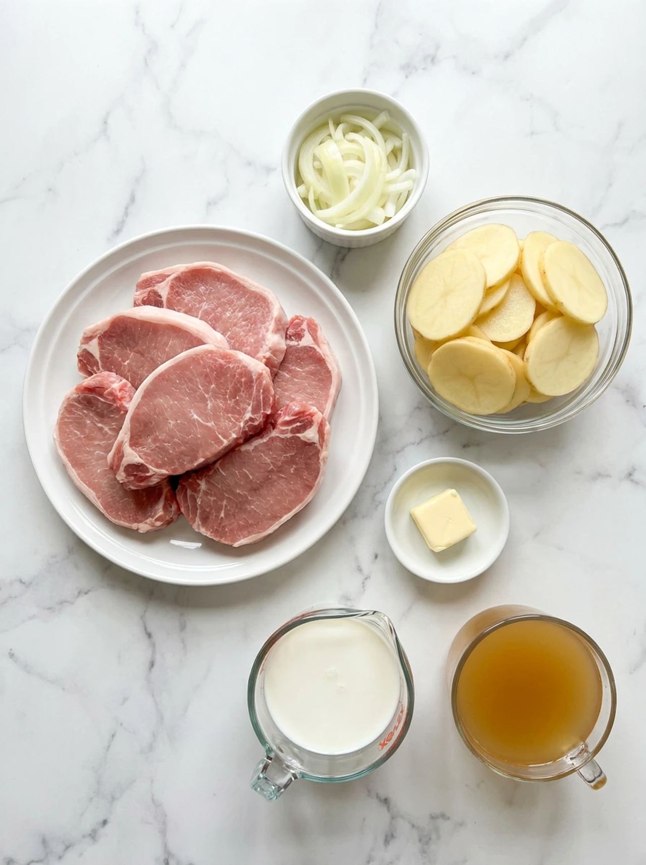 Pork Chops with Scalloped Potatoes