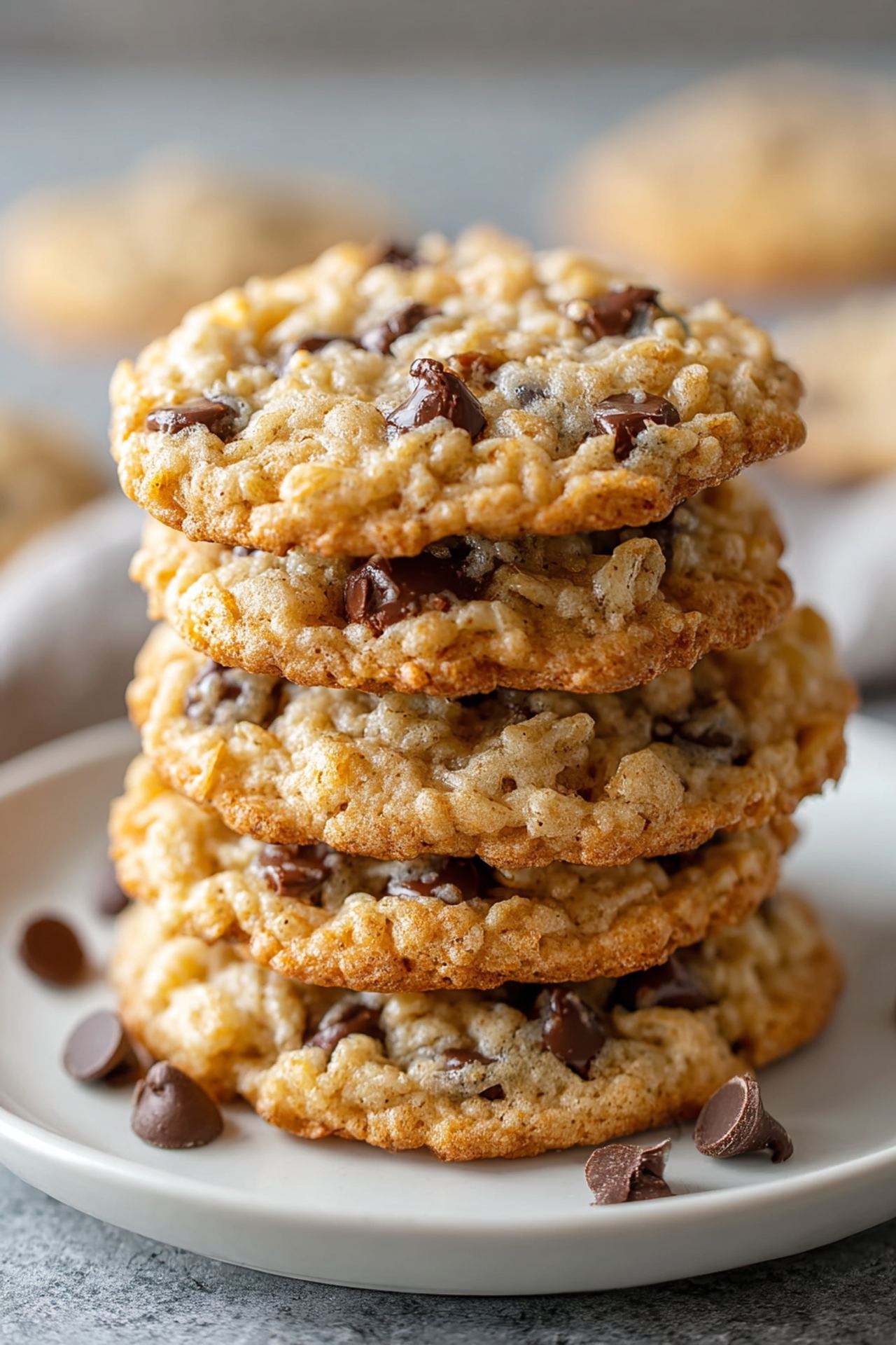 Rice Krispie Chocolate Chip Cookies