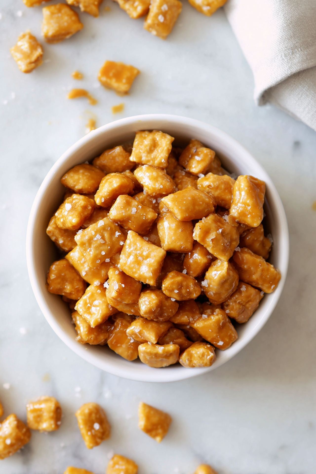 Salted Caramel Cracker Bites
