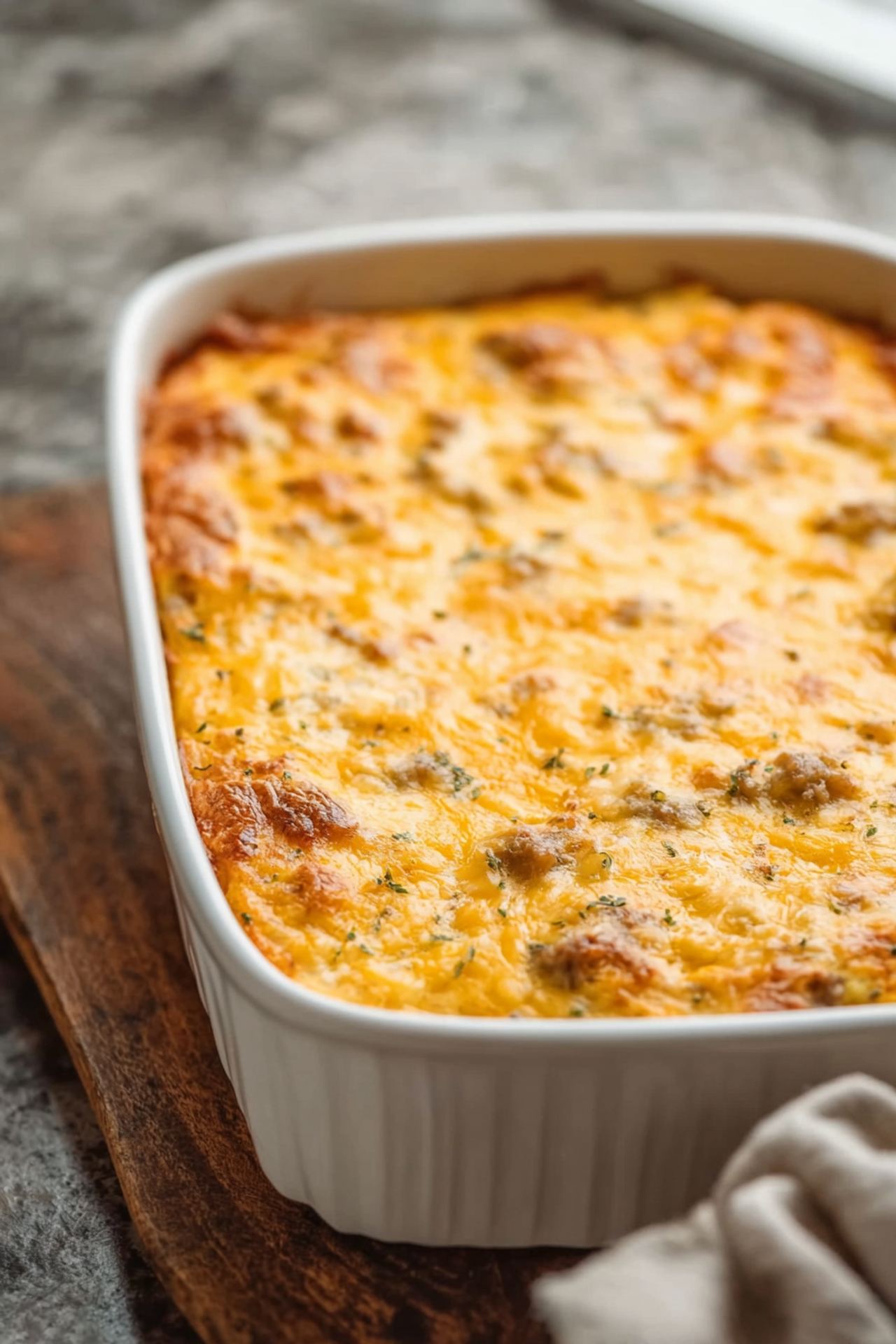 Sausage and Cream Cheese Hash Brown Breakfast
