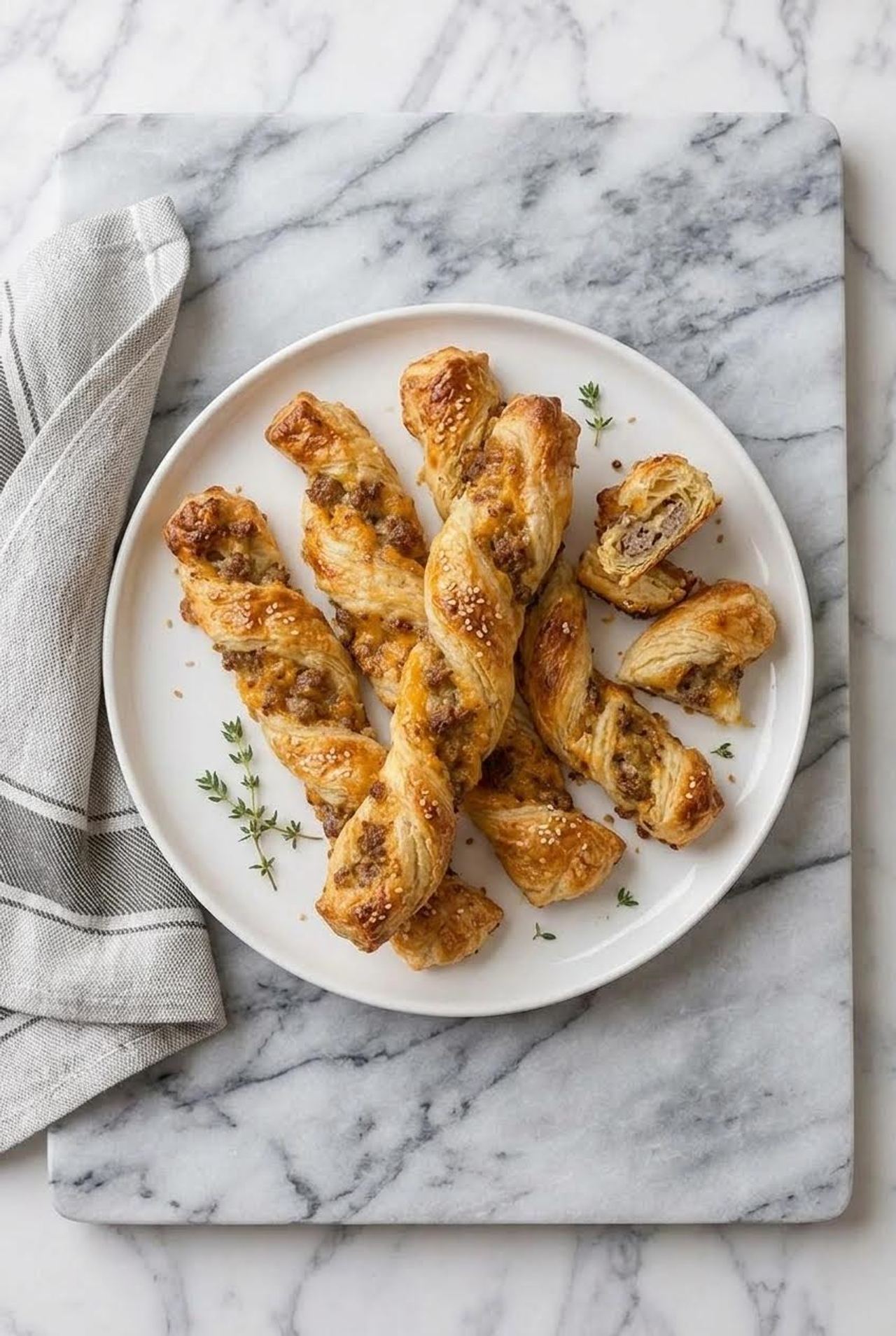 Sausage Pastry Twists