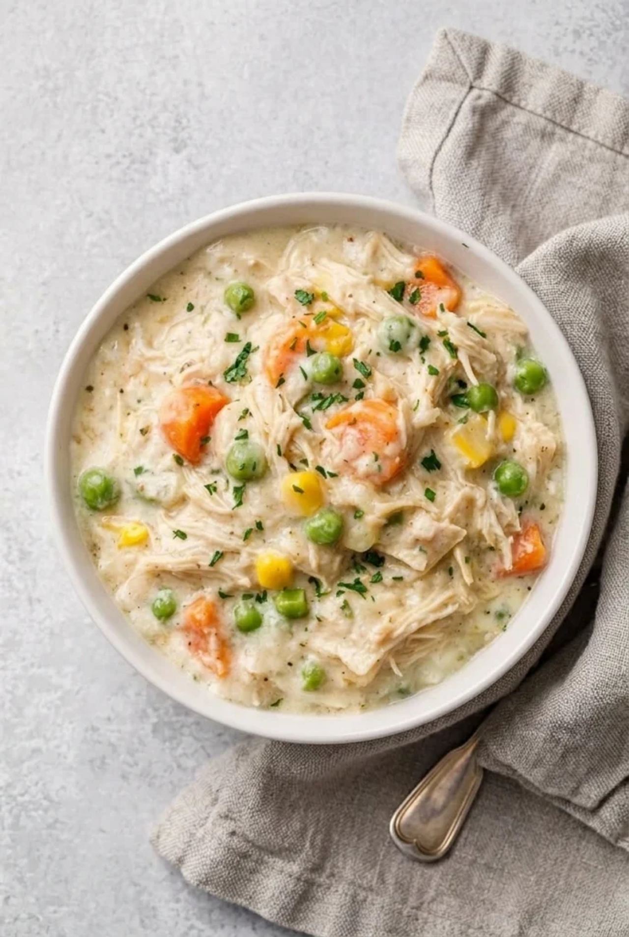 Slow Cooker Chicken Pot Pie