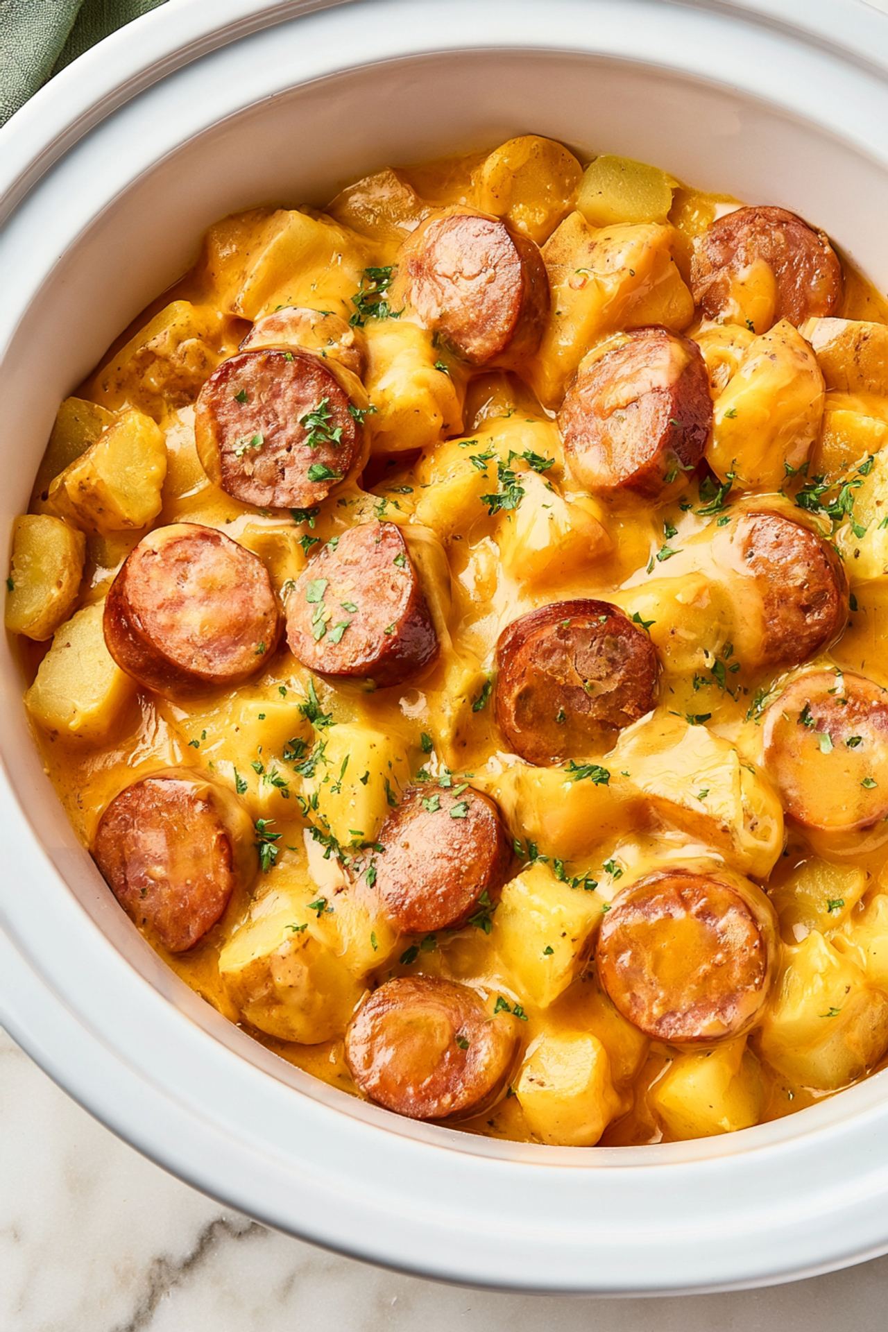 Slow Cooker Kielbasa and Potatoes
