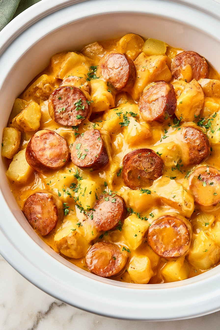 Slow Cooker Kielbasa and Potatoes