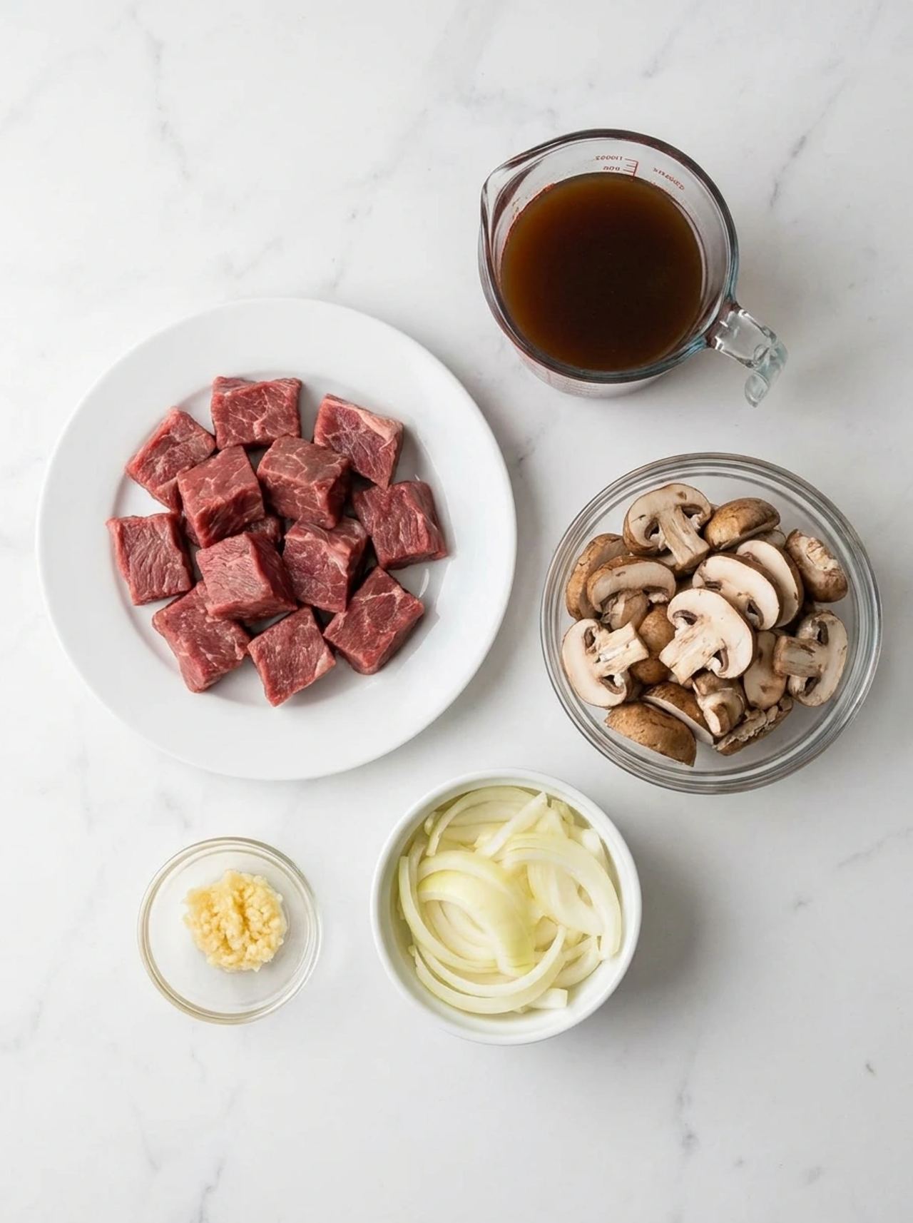 Slow Cooker Mushroom Beef Tips