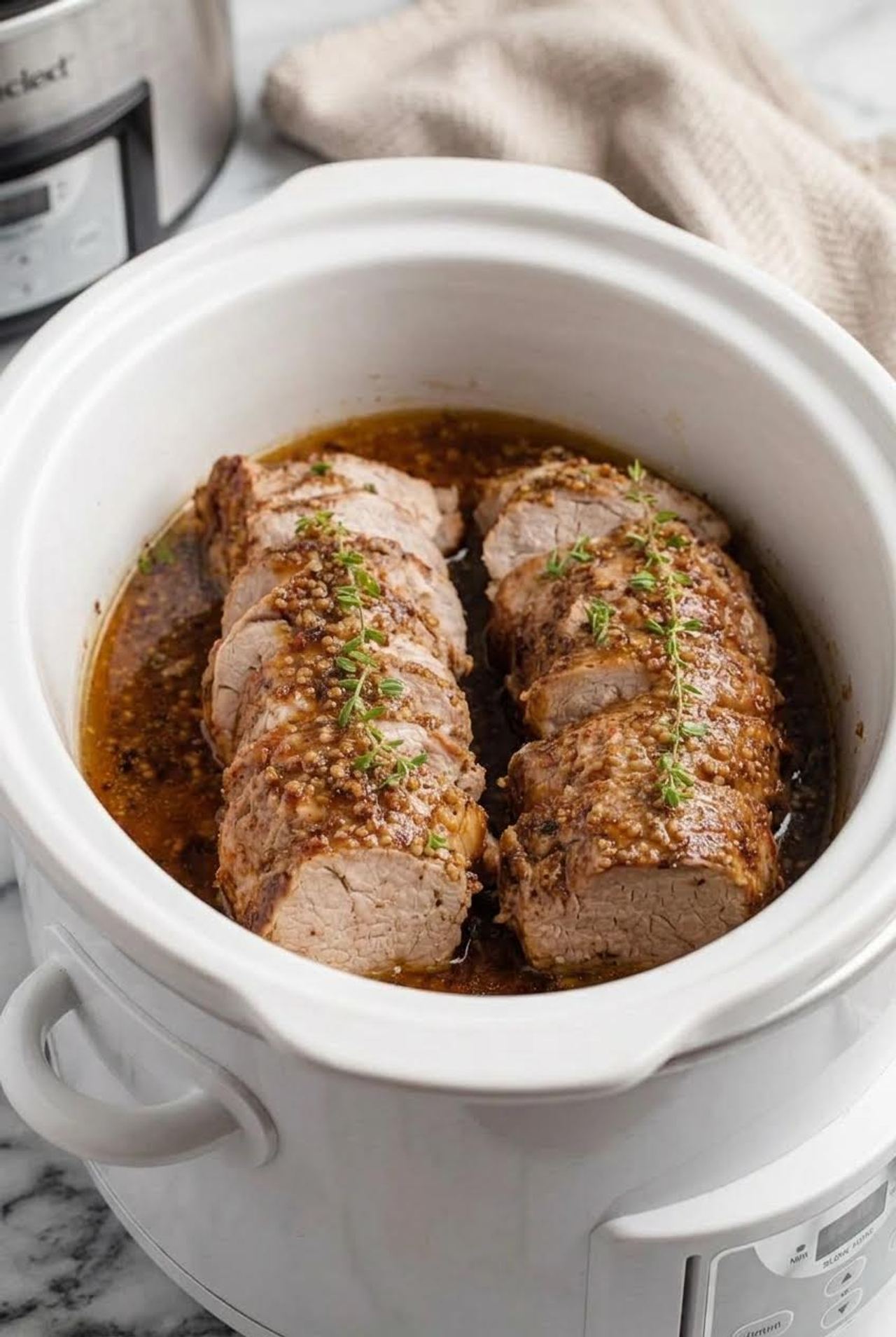 Slow Cooker Pork Tenderloin