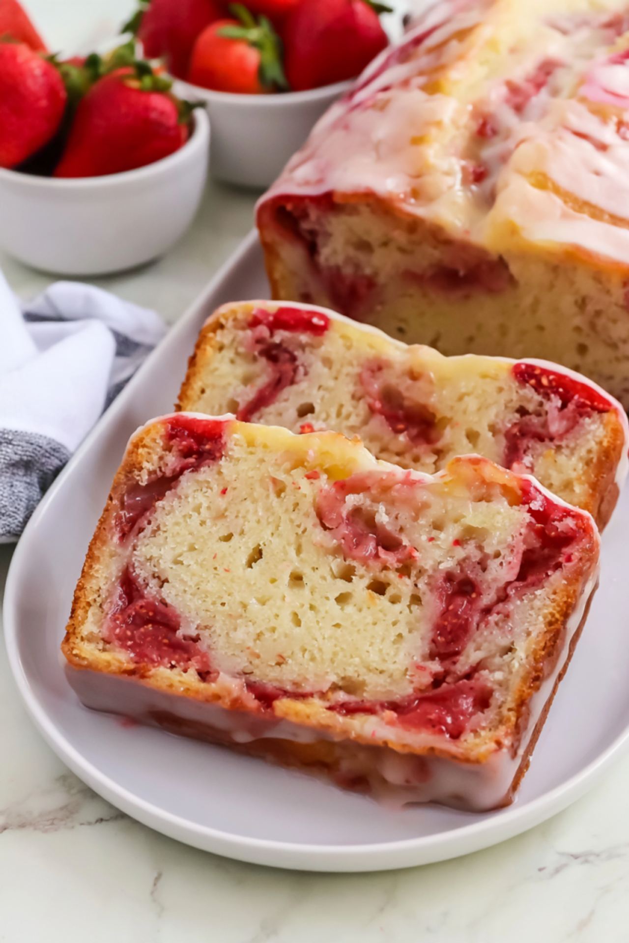 Strawberry Swirl Loaf